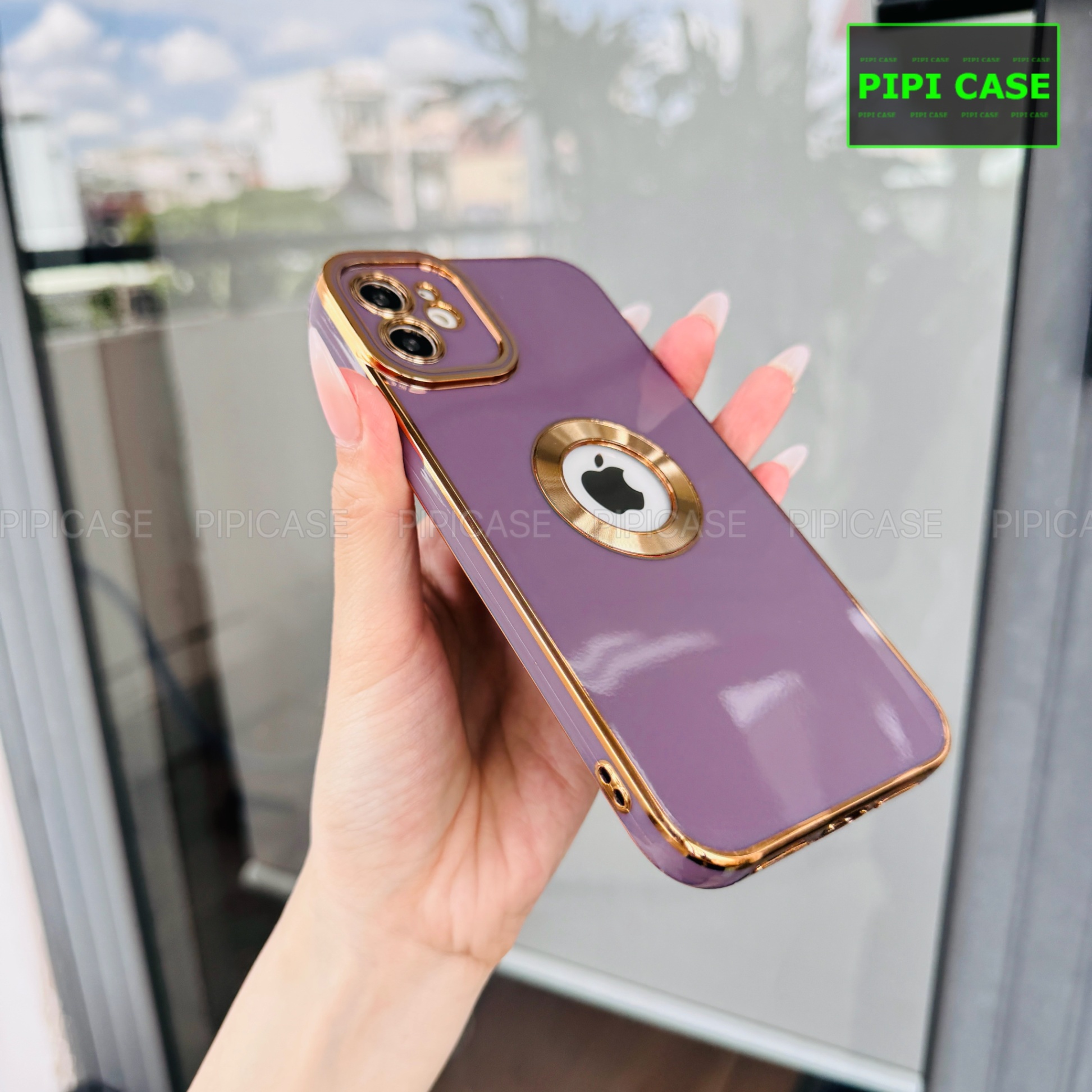 Ốp Lưng iPhone 12 - Pandora - Tím Đậm 2