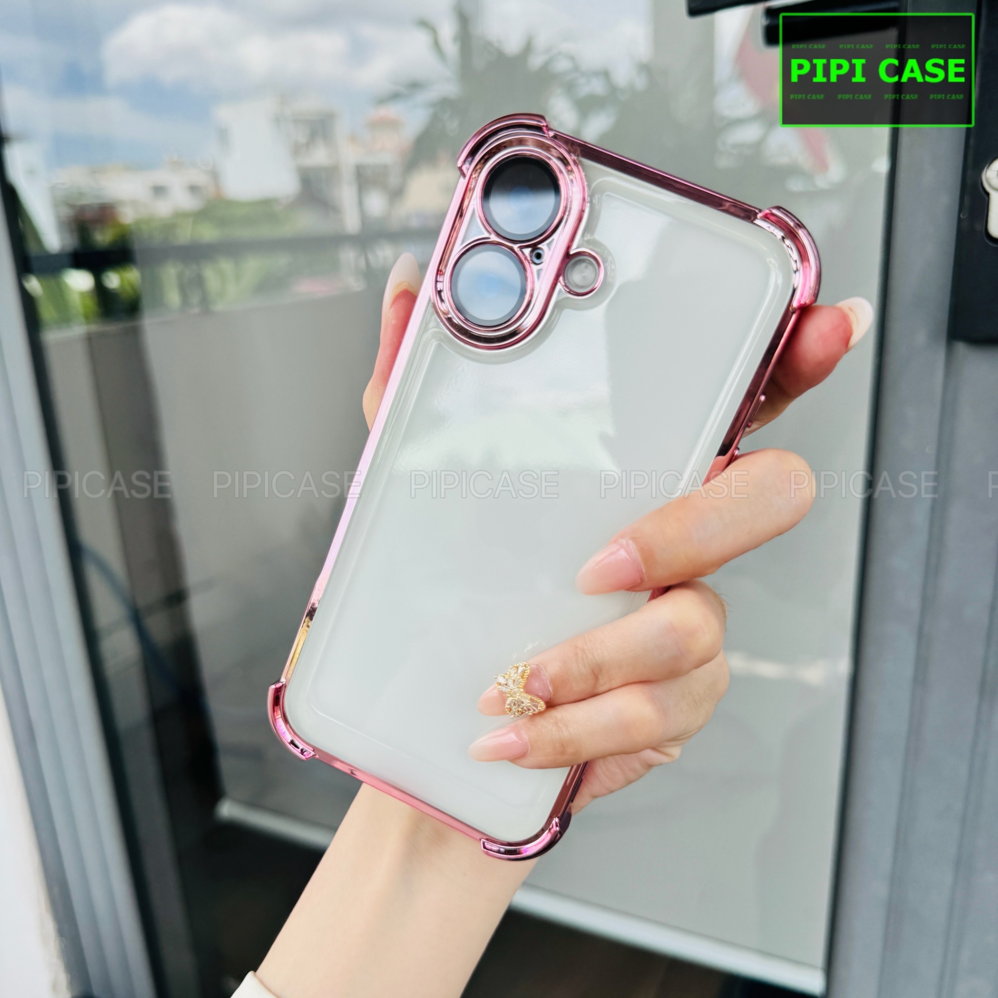 Ốp Lưng iPhone 16 - Gu - Hồng
