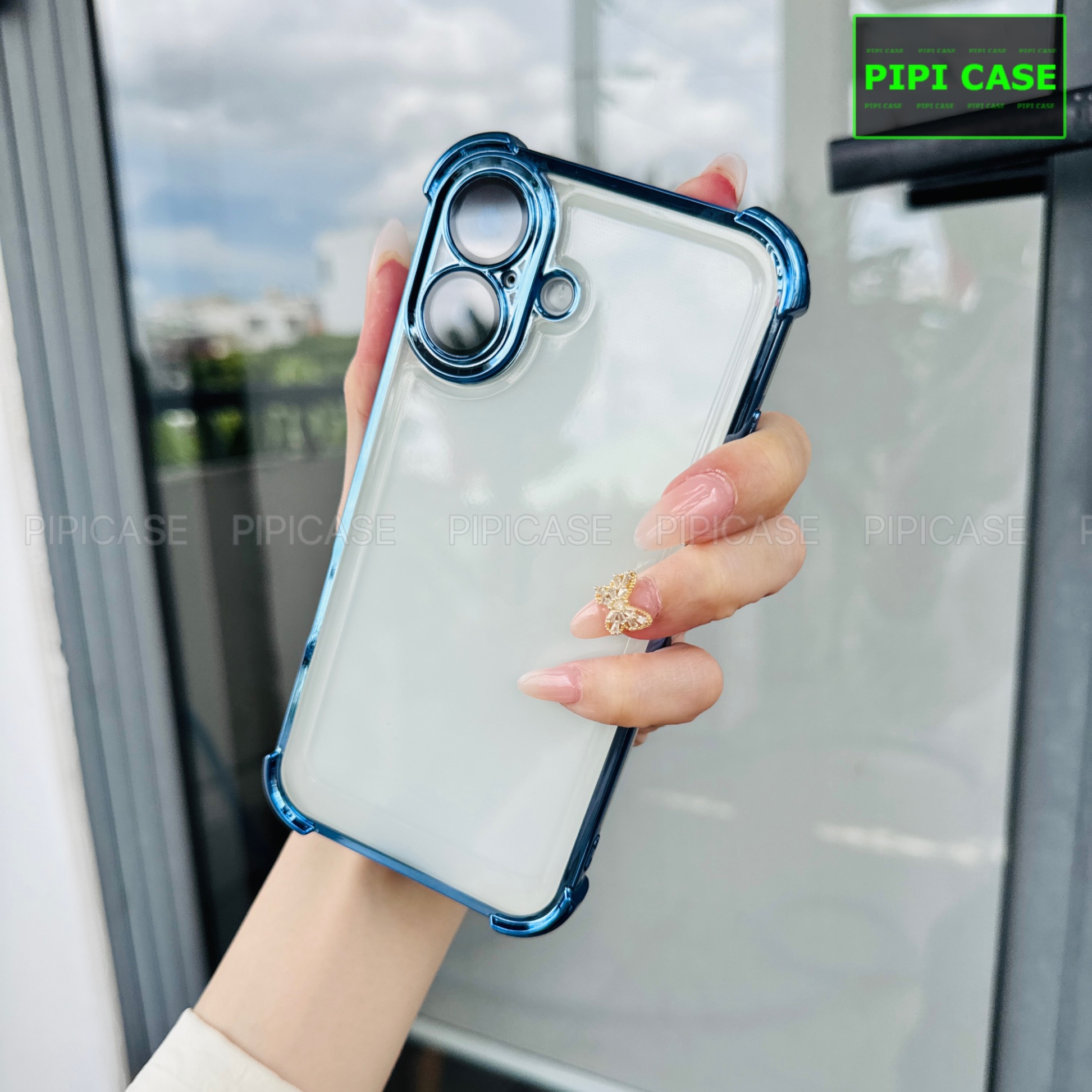 Ốp Lưng iPhone 16 - Gu - Xanh Nhạt