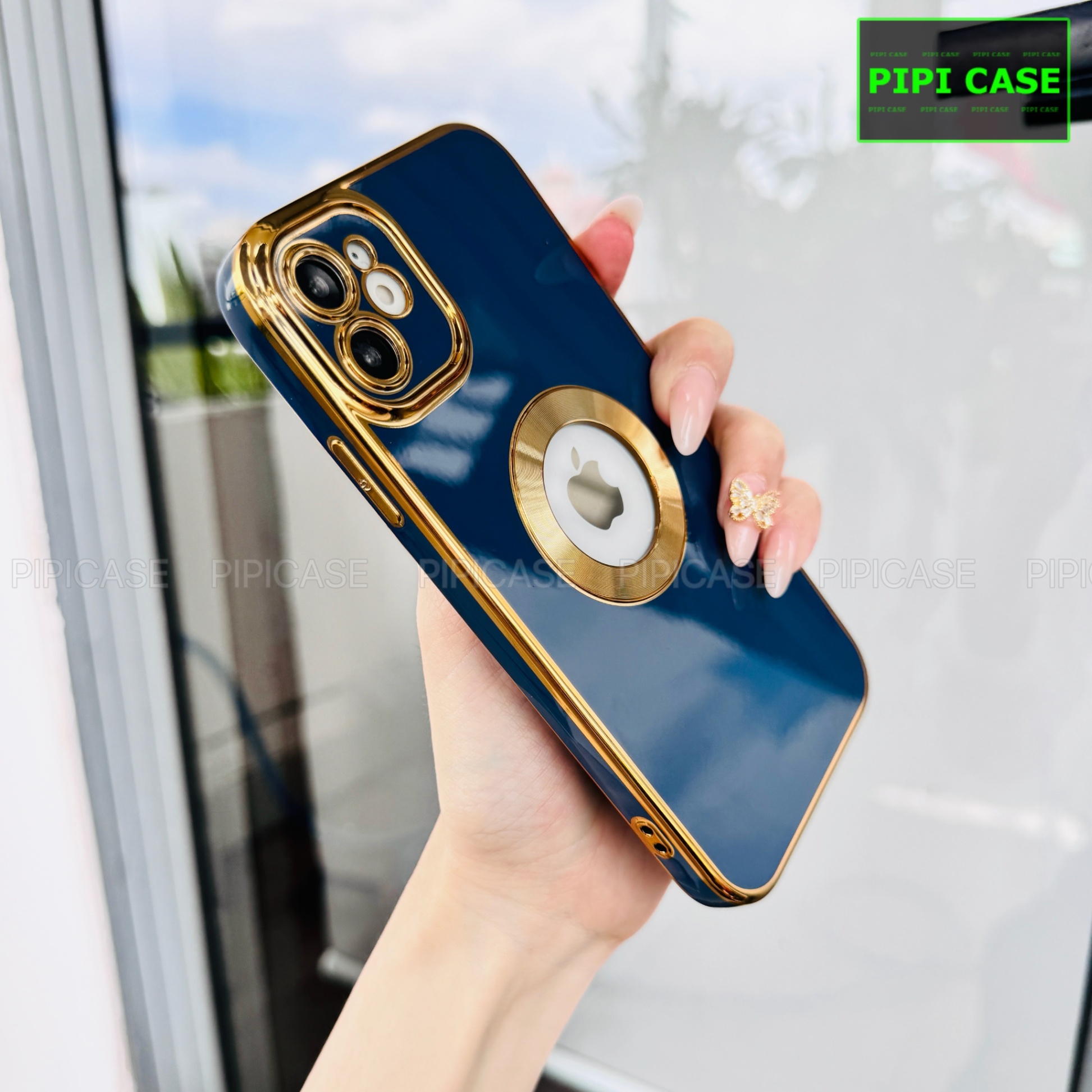 Ốp Lưng iPhone 12 - Pandora - Xanh Dương 2
