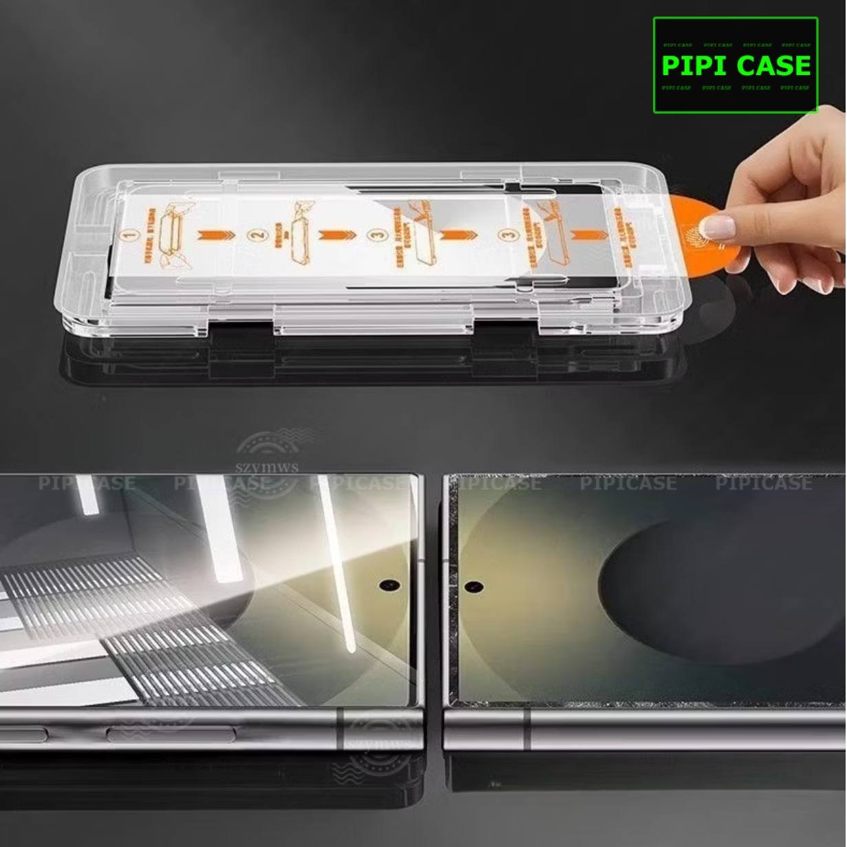 Cường lực Tự dán + Tự lấy bụi cho Samsung S23 Ultra 5G
