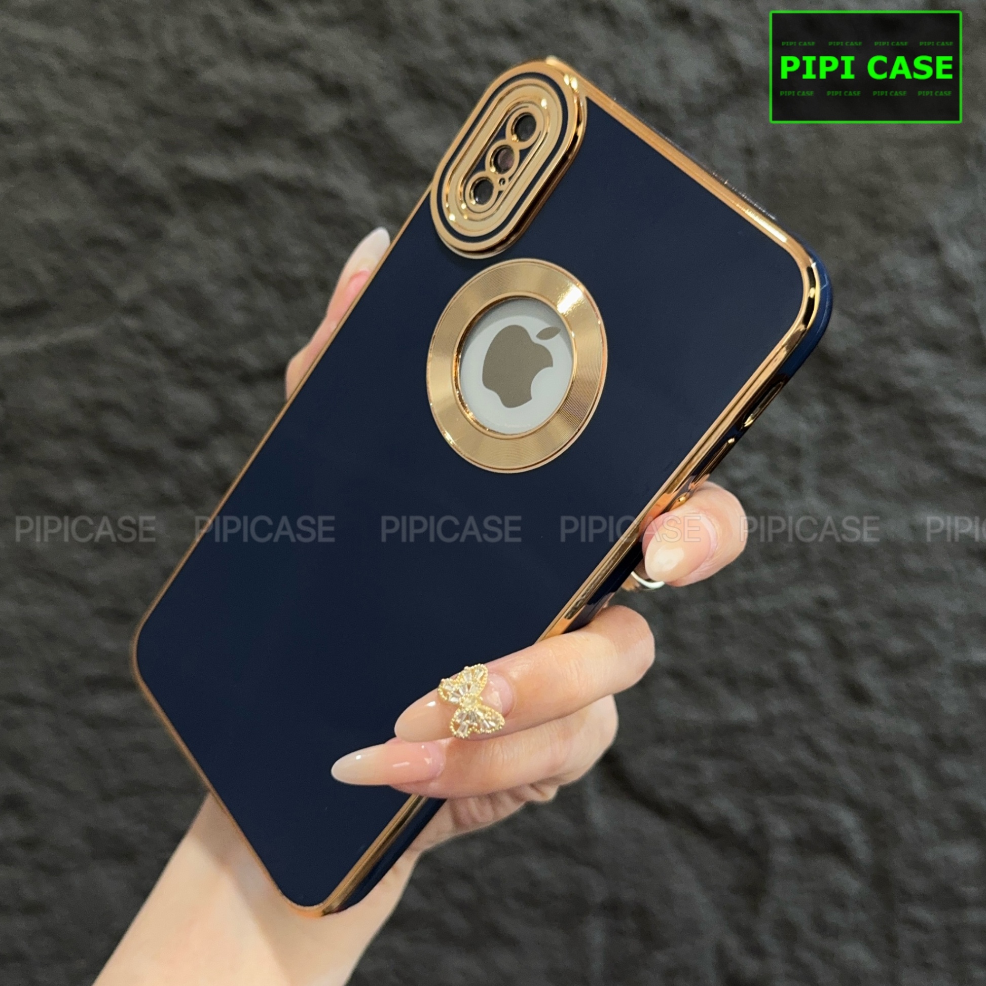 Ốp Lưng iPhone XS Max - Pandora - Xanh Dương 2