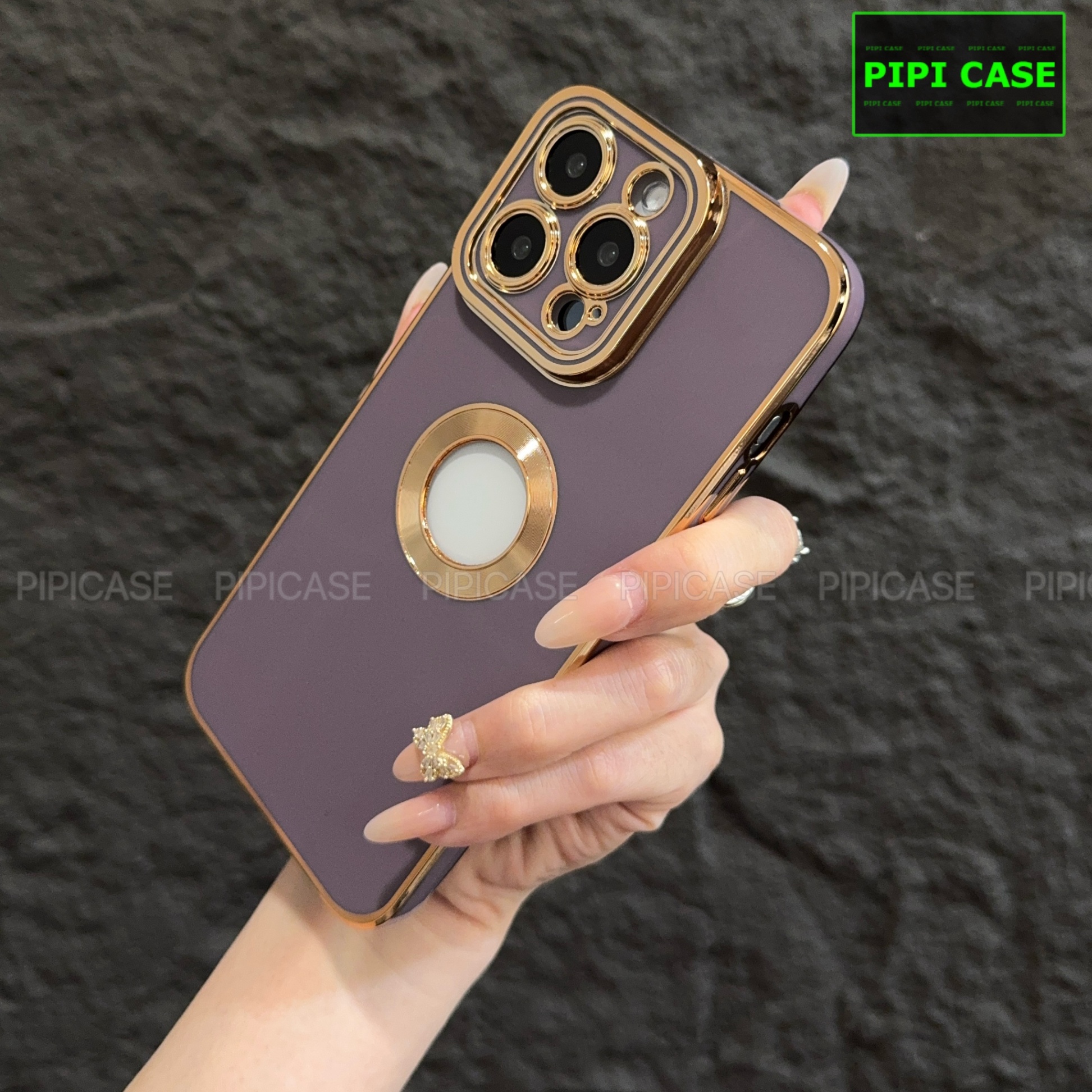 Ốp Lưng iPhone 16 Pro Max - Pandora - Tím Đậm 2