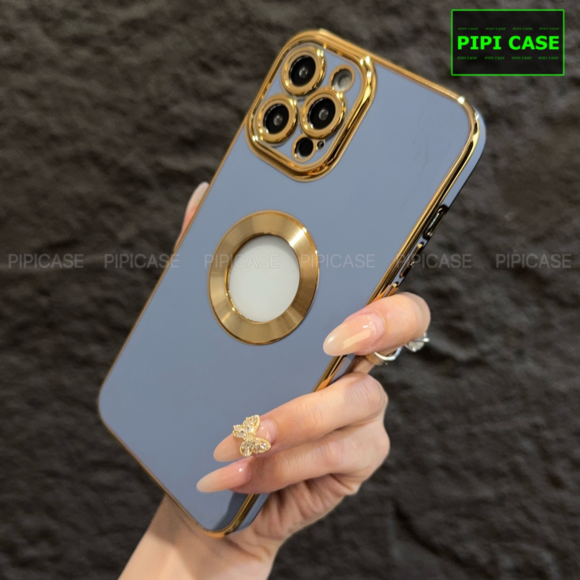 Ốp Lưng iPhone 12 Pro Max - Pandora - Xám