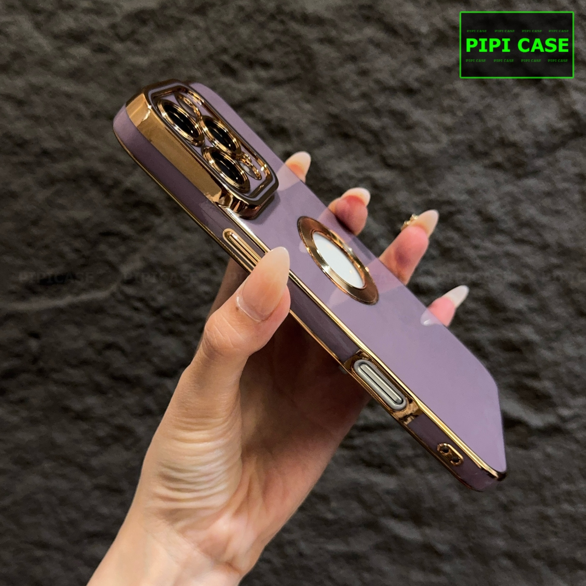 Ốp Lưng iPhone 16 Pro Max - Pandora - Tím Đậm 2