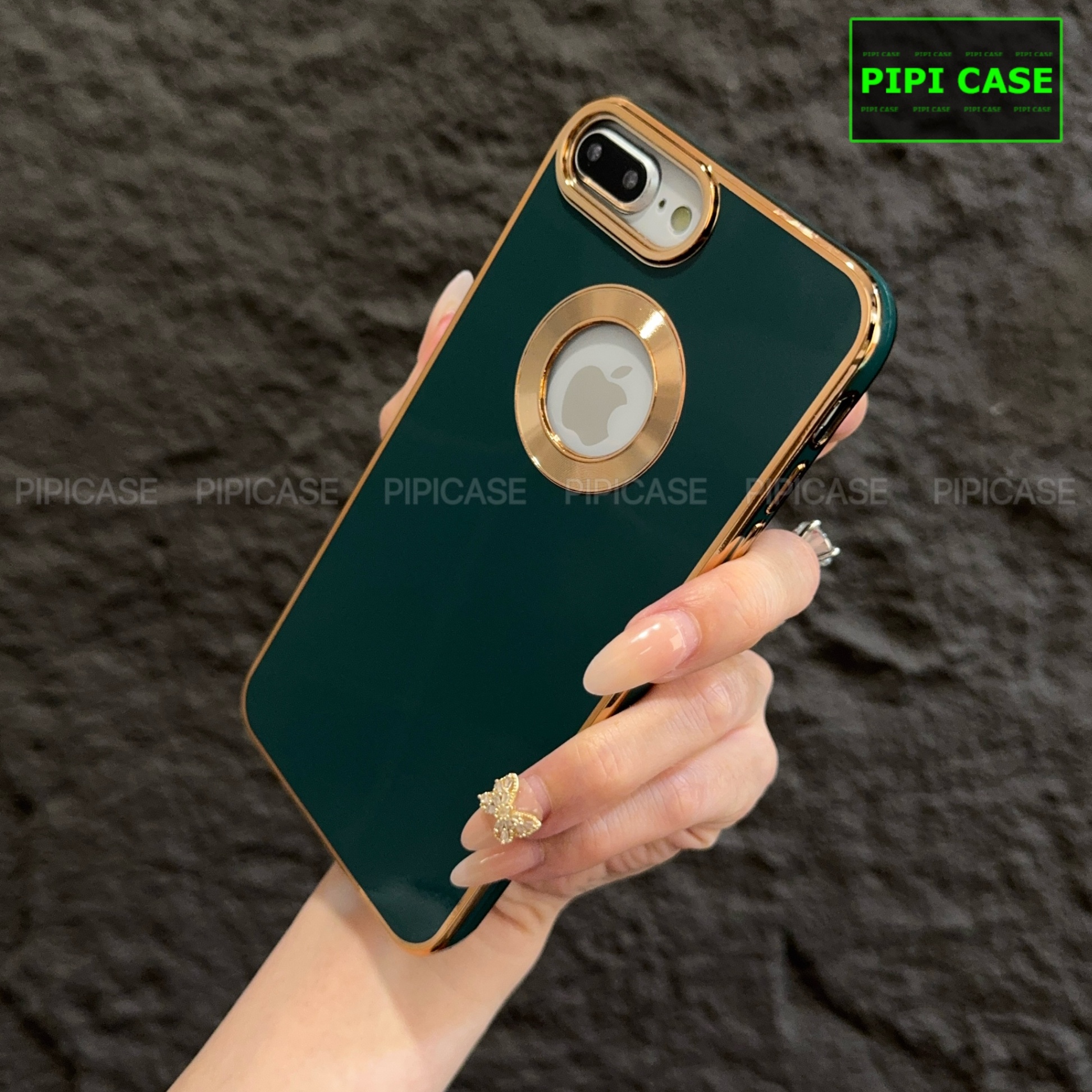 Ốp Lưng iPhone 7 Plus / 8 Plus - Pandora - Xanh Lá 2