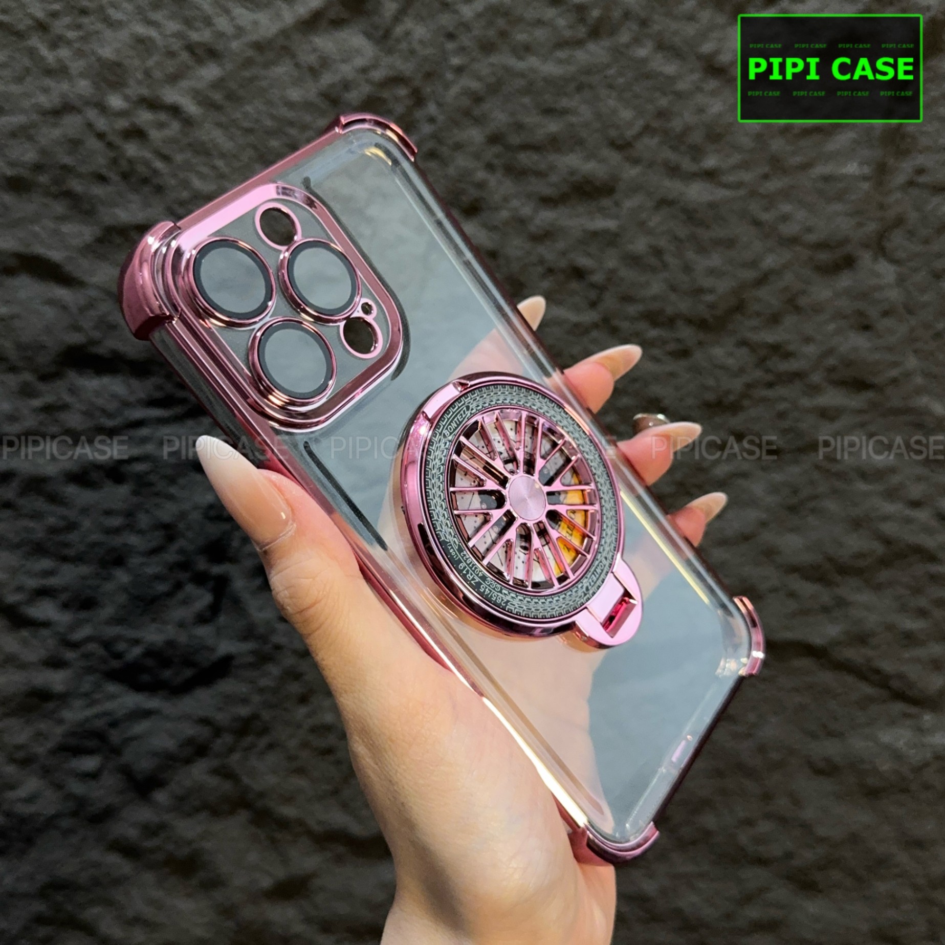 Ốp Lưng iPhone 16 Pro Max - AB - Hồng