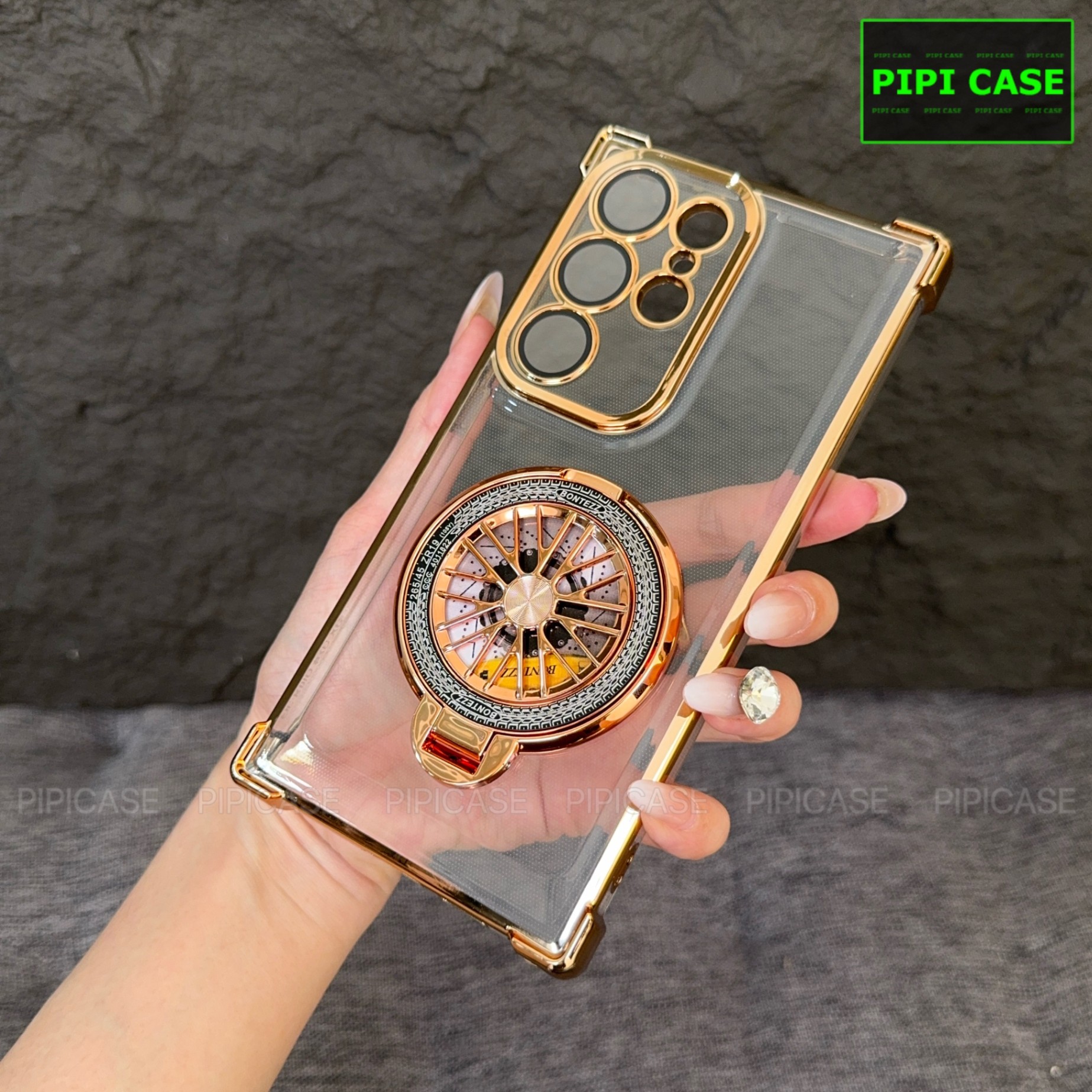 Ốp Lưng Samsung S22 Ultra 5G - AB - Vàng
