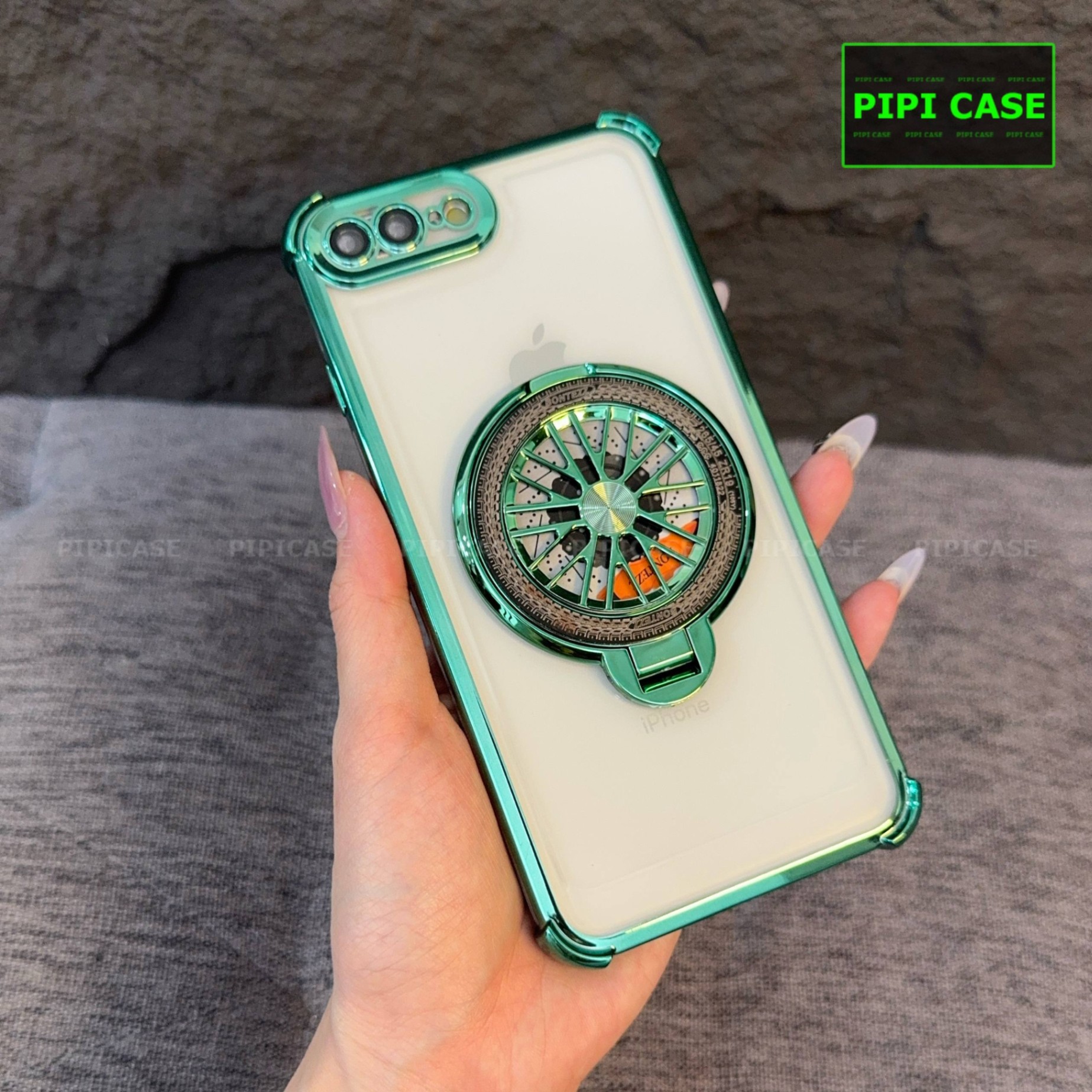 Ốp Lưng iPhone 7 Plus / 8 Plus - AB - Xanh Lá