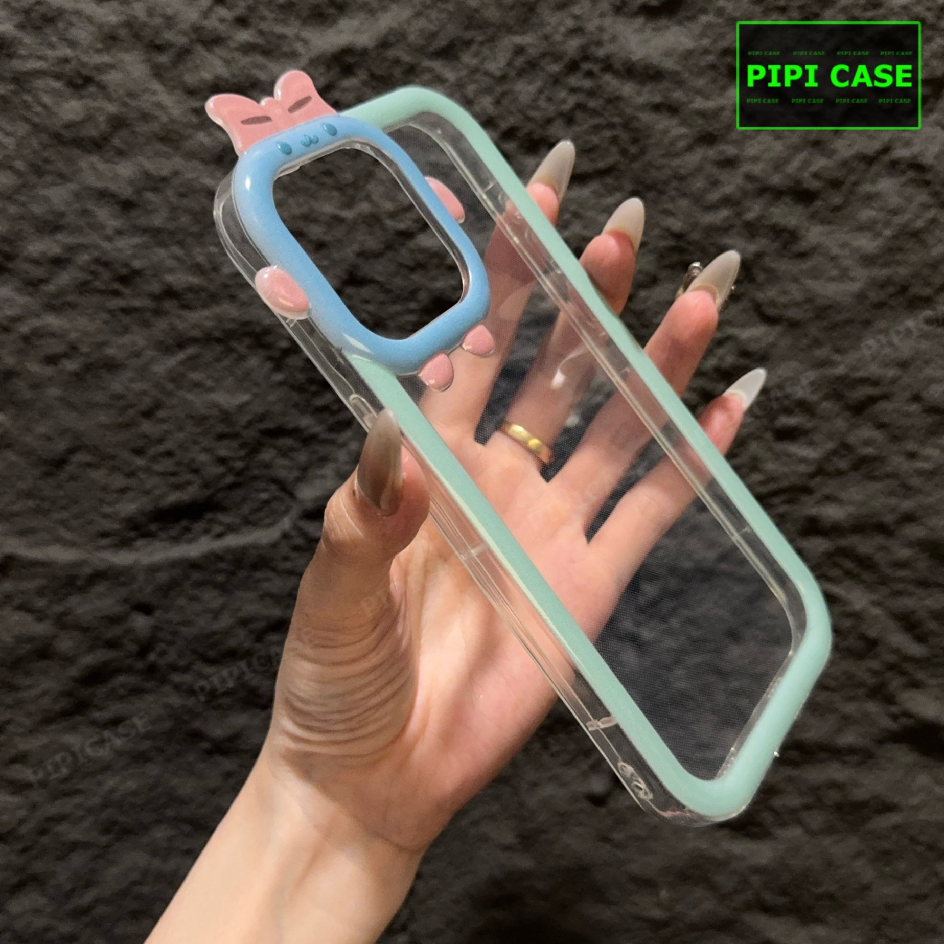 Ốp Lưng iPhone 14 Pro - Chic Cute - Xanh Mint