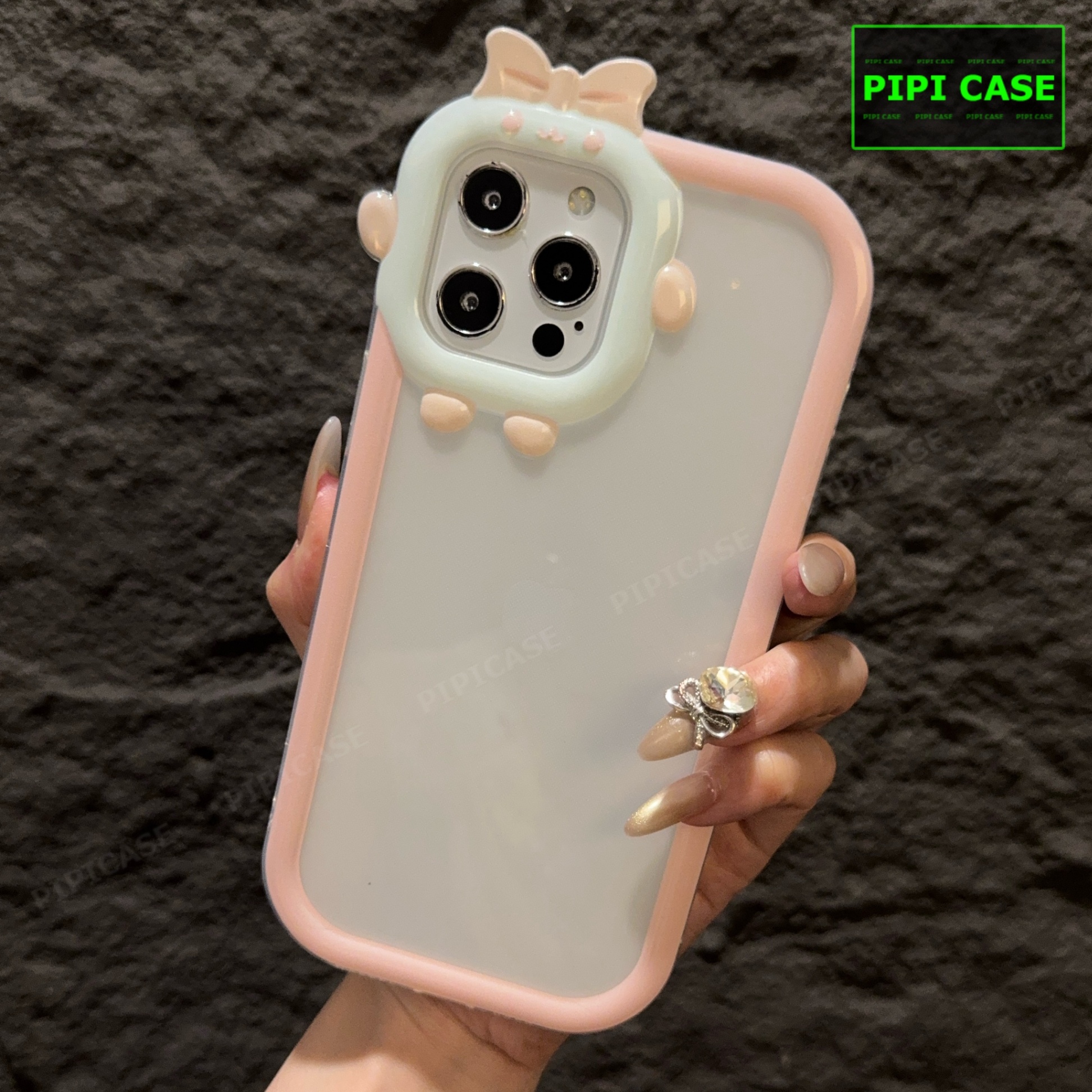 Ốp Lưng iPhone 12 Pro Max - Chic Cute - Hồng