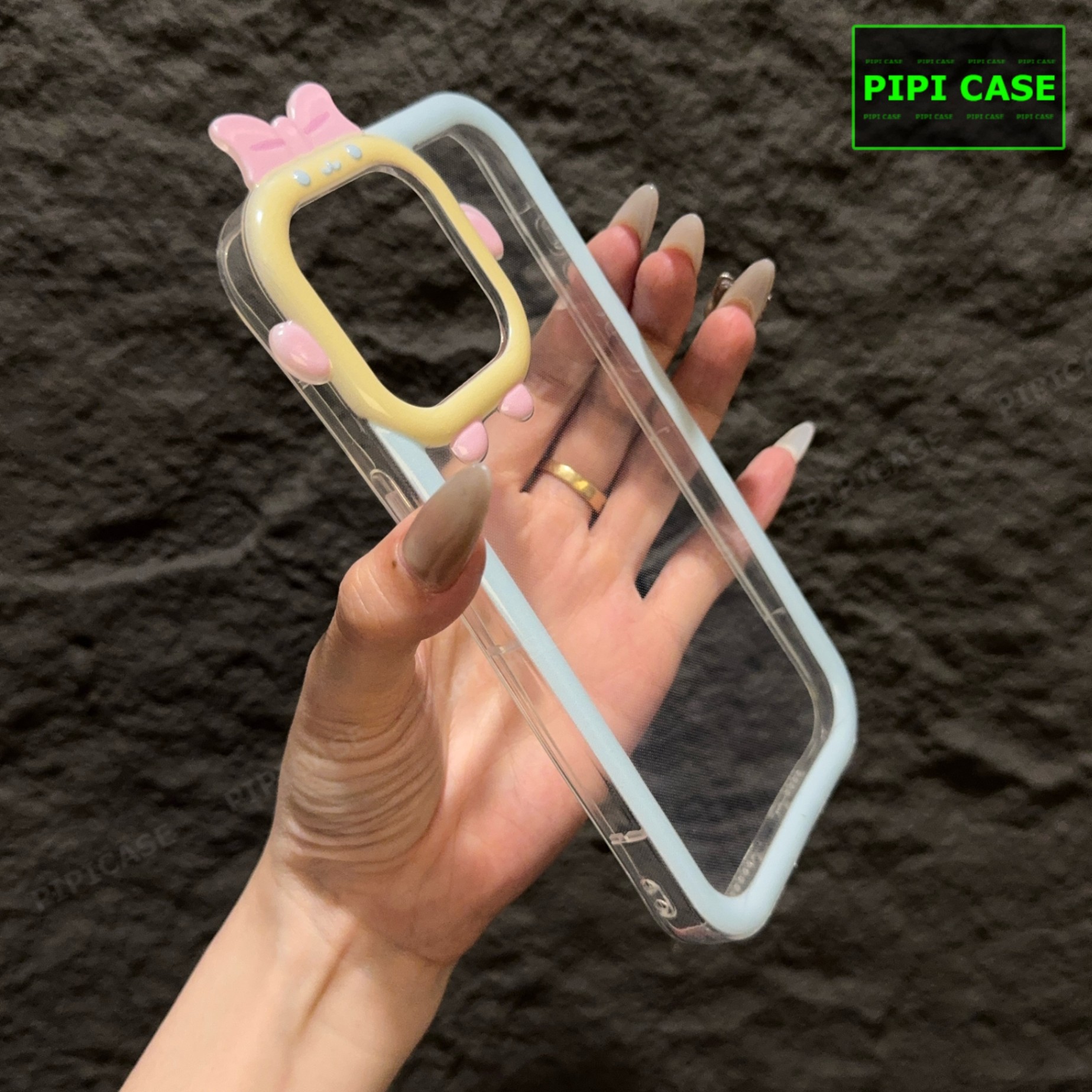 Ốp Lưng iPhone 14 Pro - Chic Cute - Xanh Nhạt