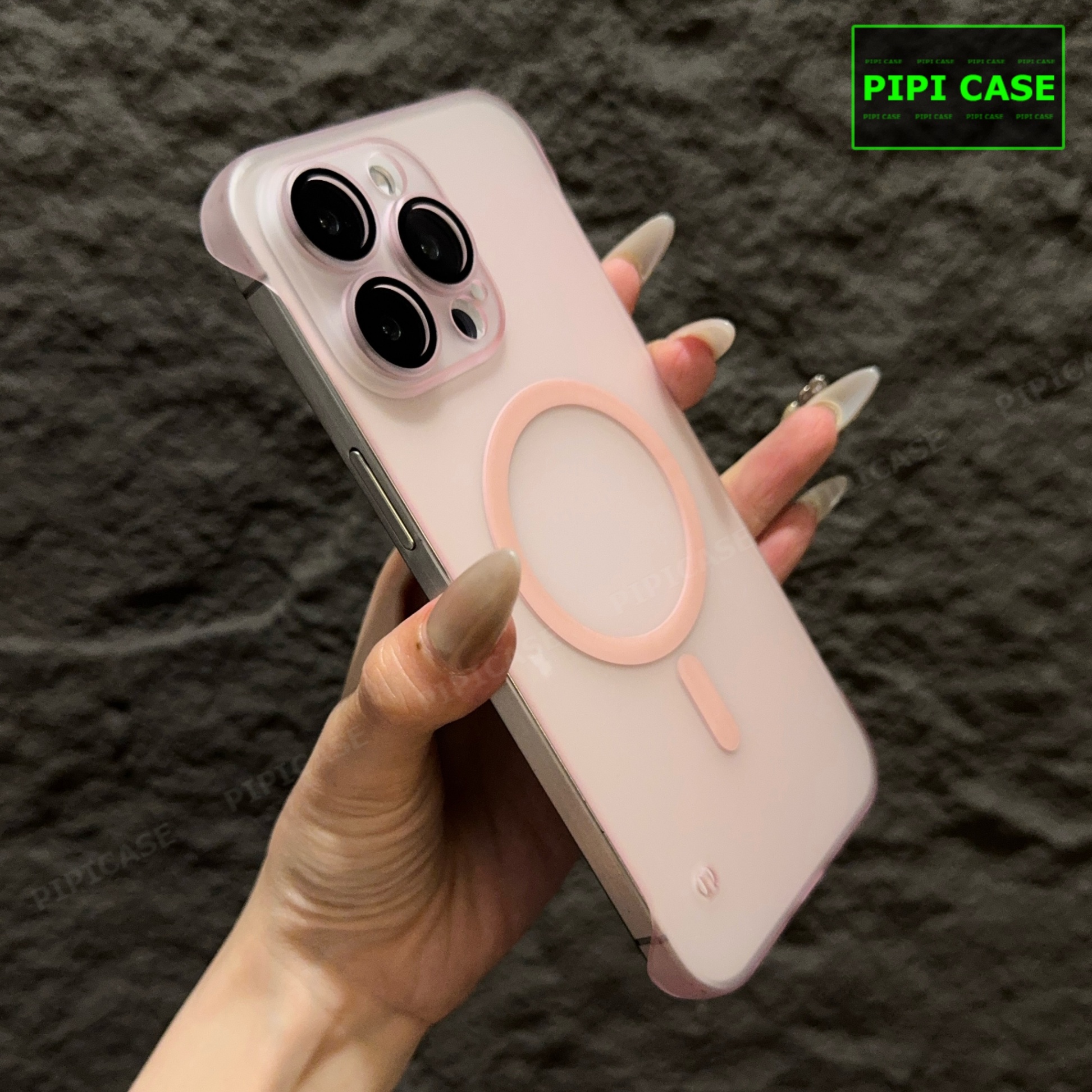 Ốp Lưng iPhone 15 Pro - Chicky - Hồng
