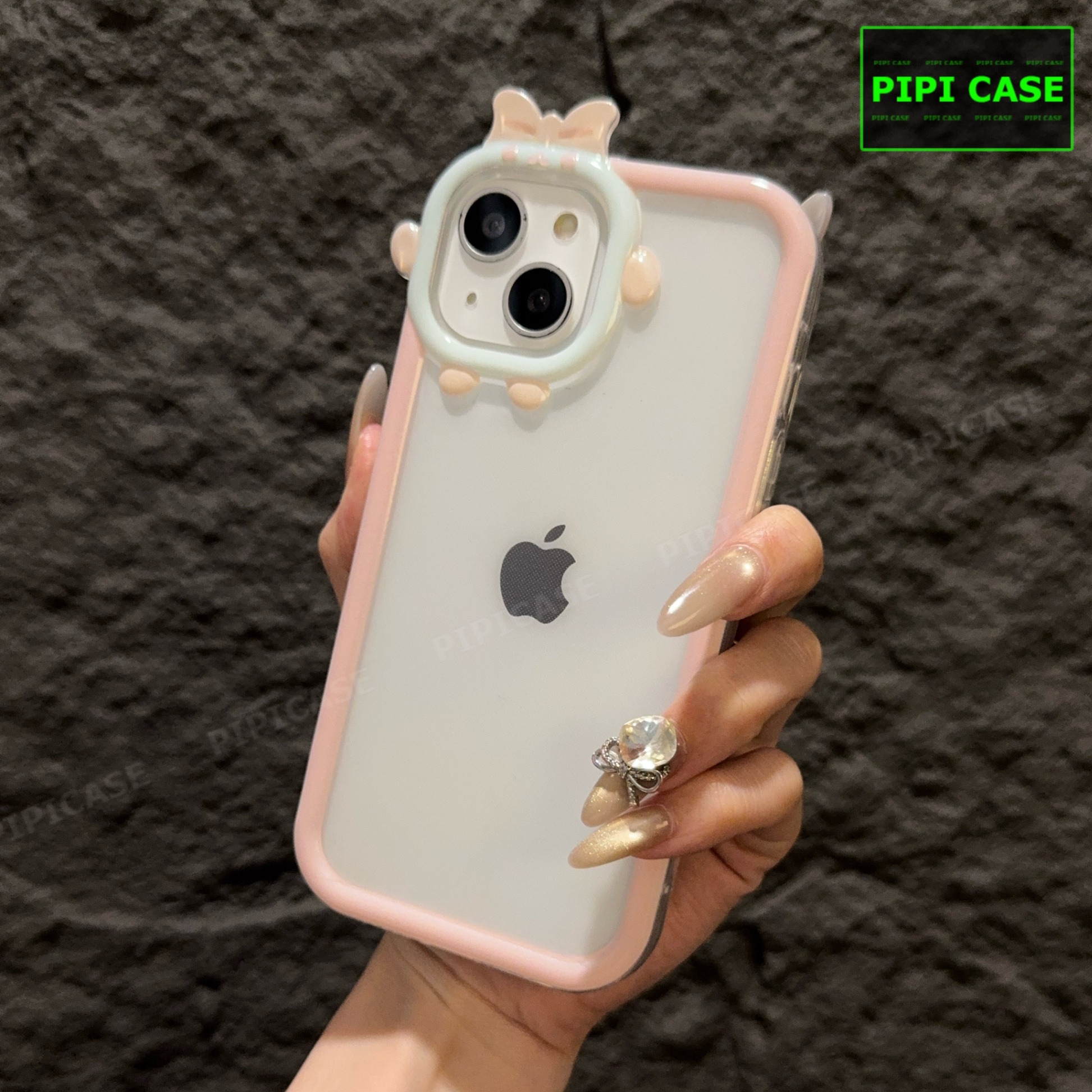 Ốp Lưng iPhone 14 - Chic Cute - Hồng
