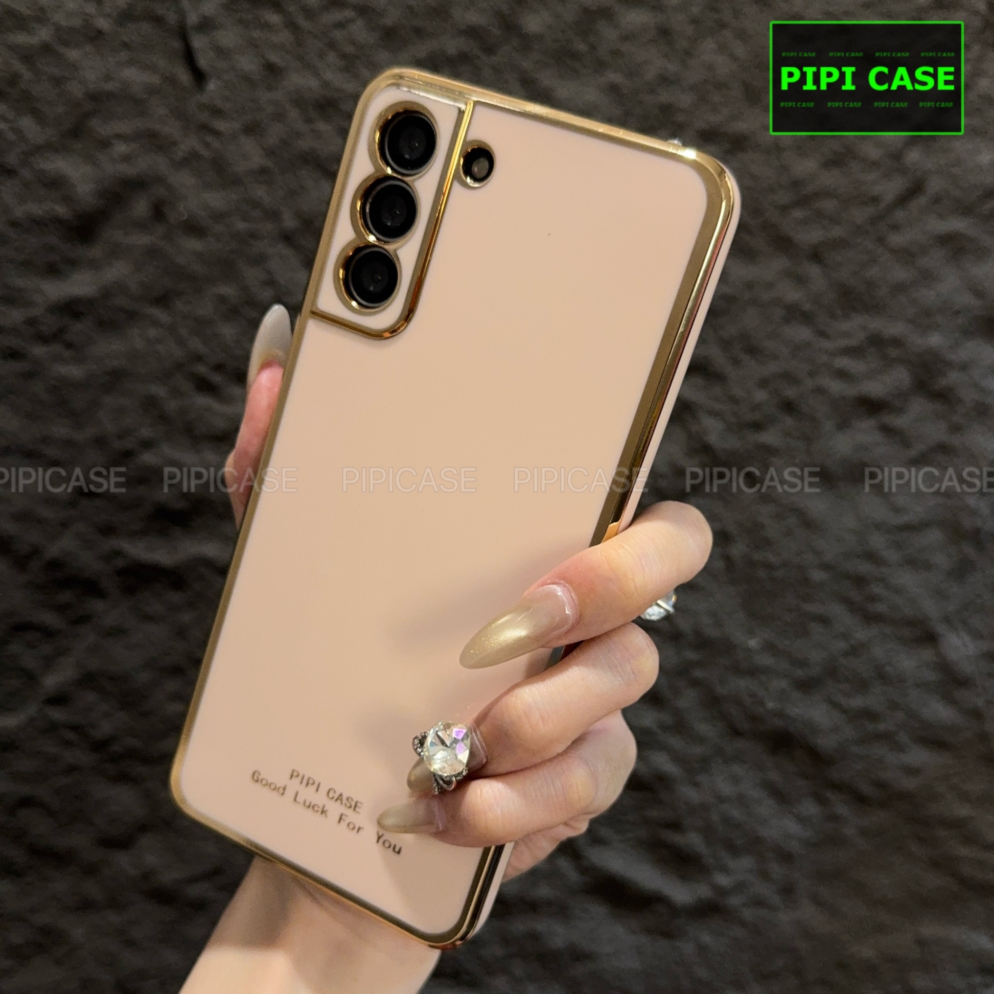 Ốp Lưng Samsung S21 FE 5G - Royal - Vàng Hồng