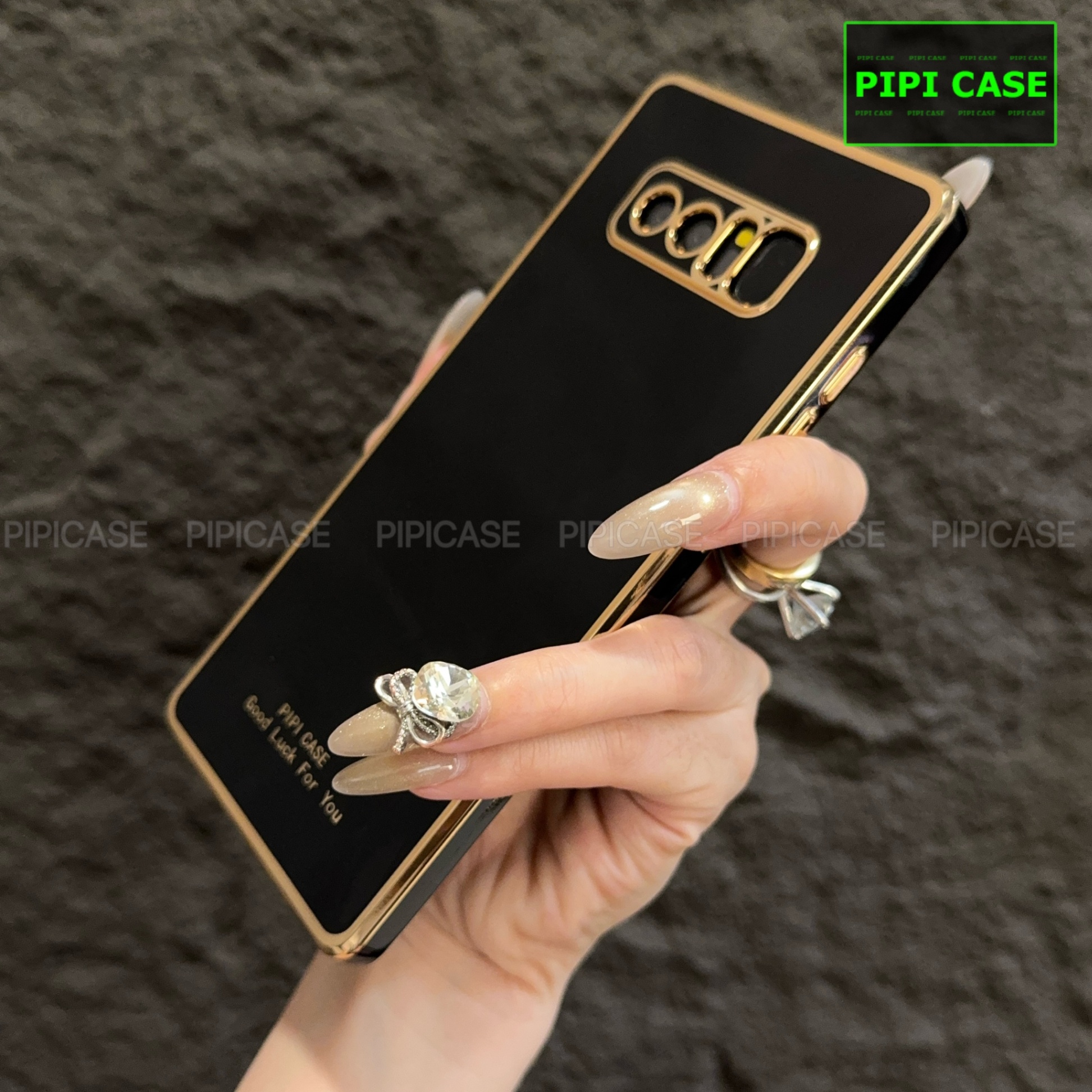 Ốp Lưng Samsung Note 8 - Royal - Đen