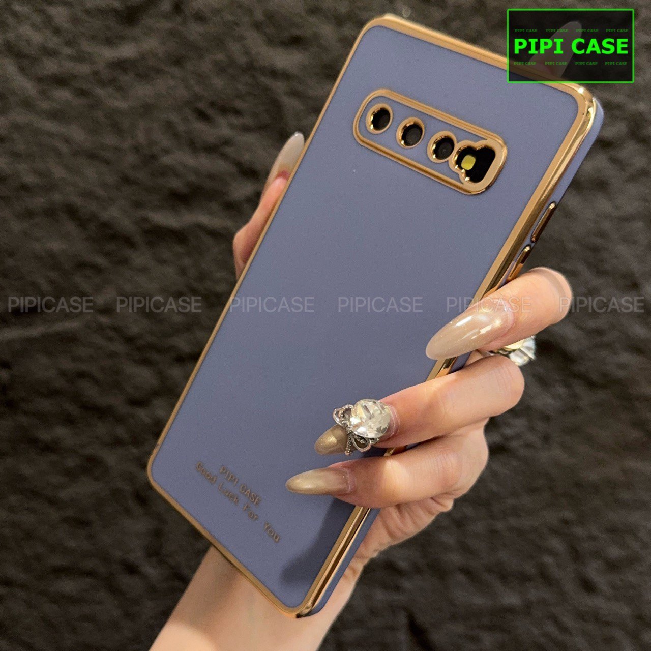 Ốp Lưng Samsung S10 Plus - Royal - Xám