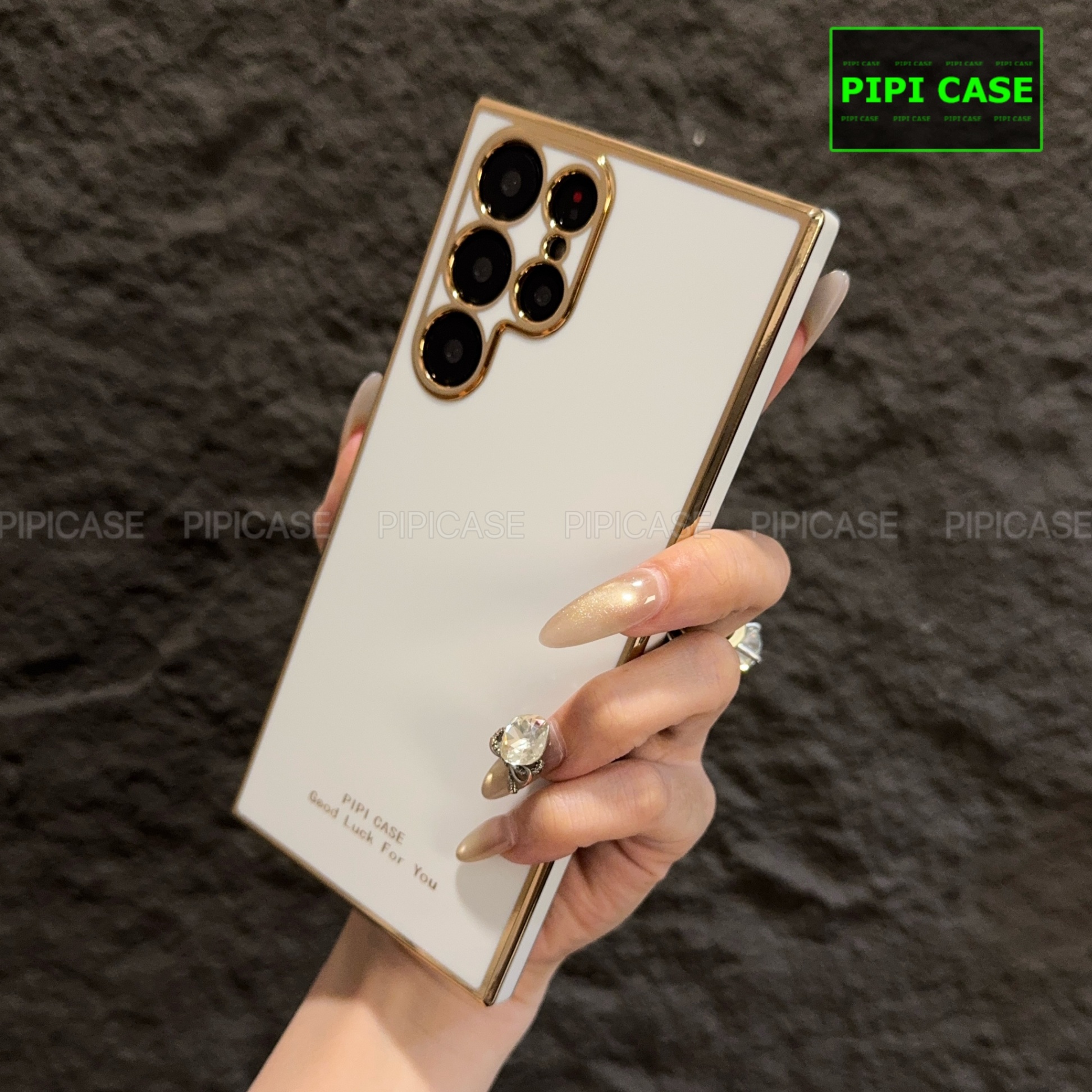 Ốp Lưng Samsung S22 Ultra 5G - Royal - Trắng