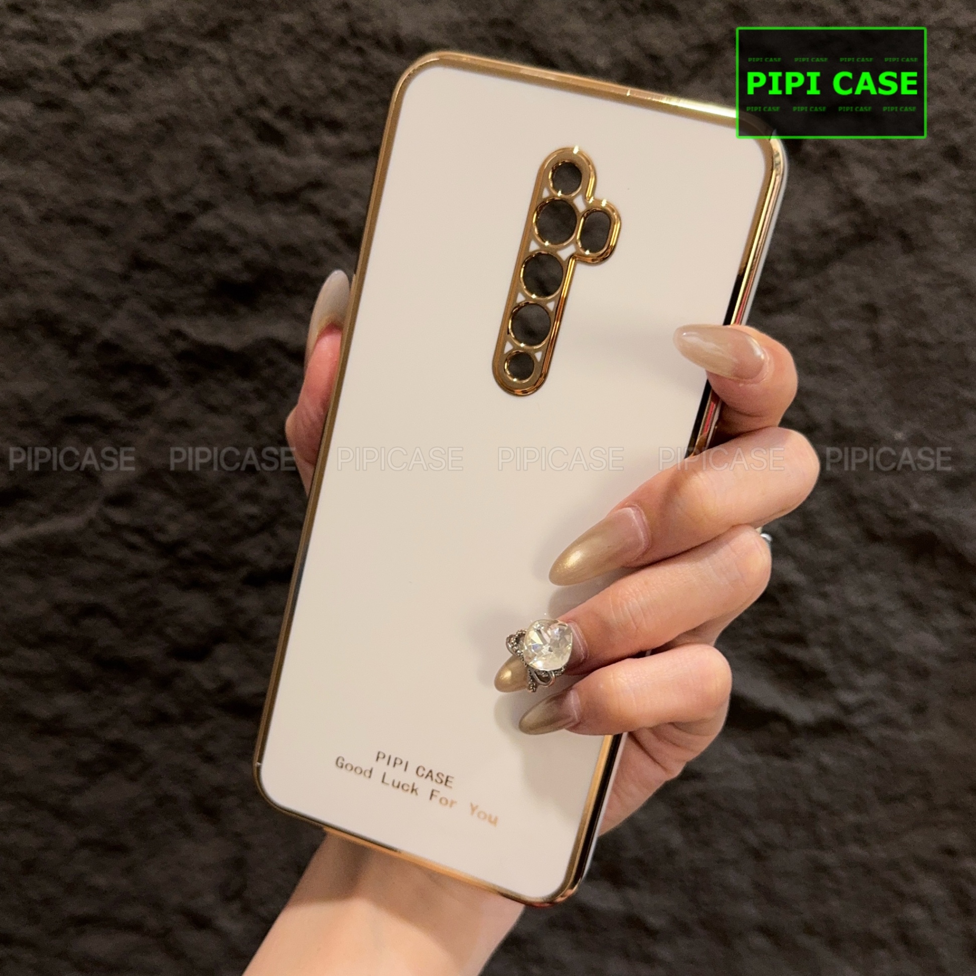 Ốp Lưng Oppo Reno 2F - Royal - Trắng
