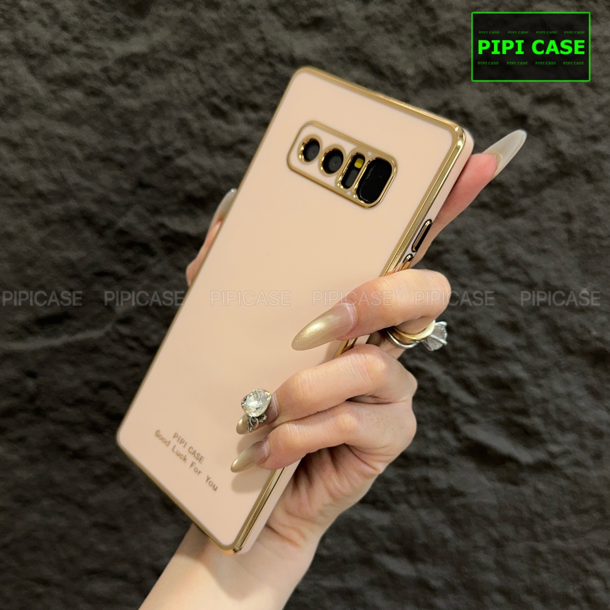 Ốp Lưng Samsung Note 8 - Royal - Vàng Hồng