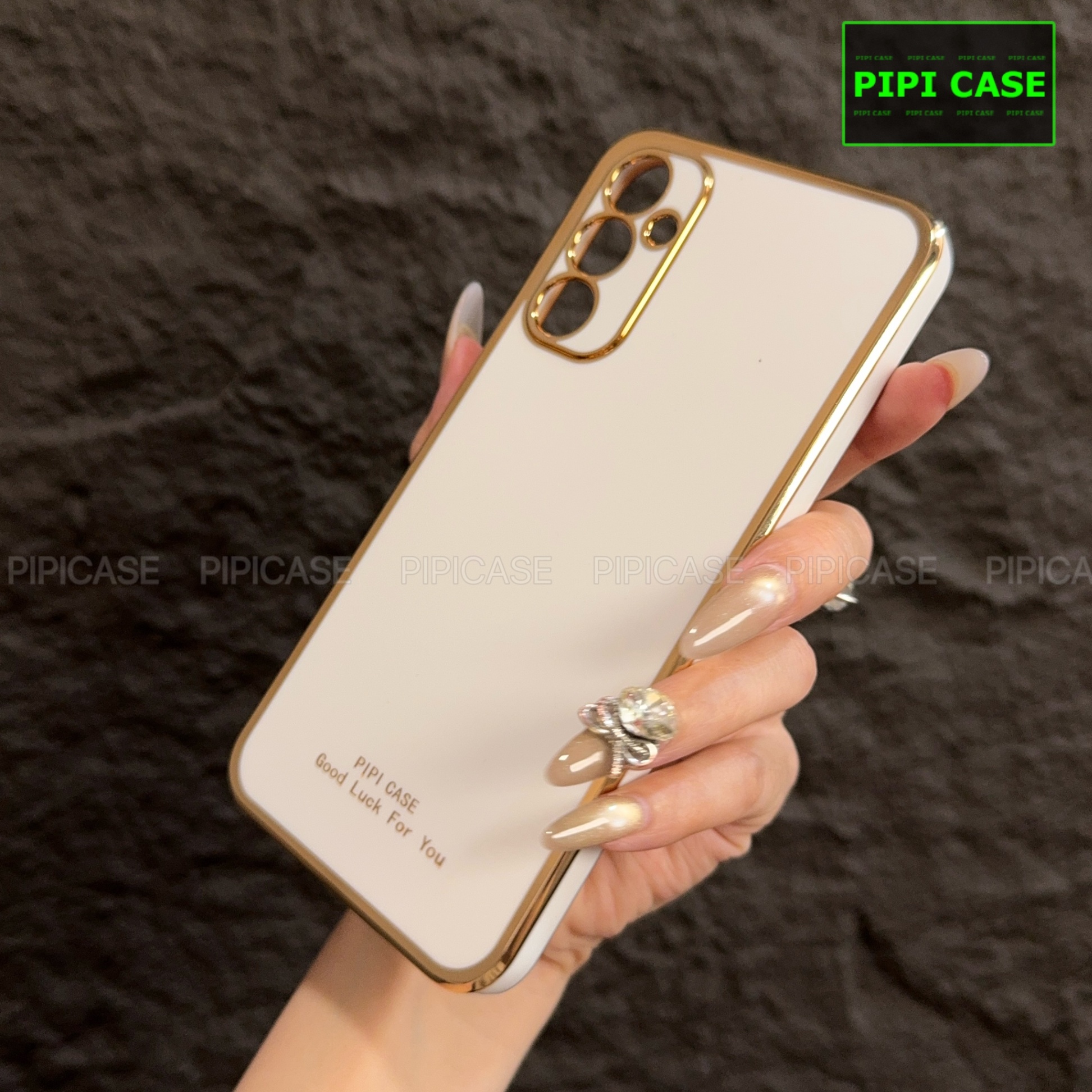 Ốp Lưng Samsung A35 - Royal - Trắng