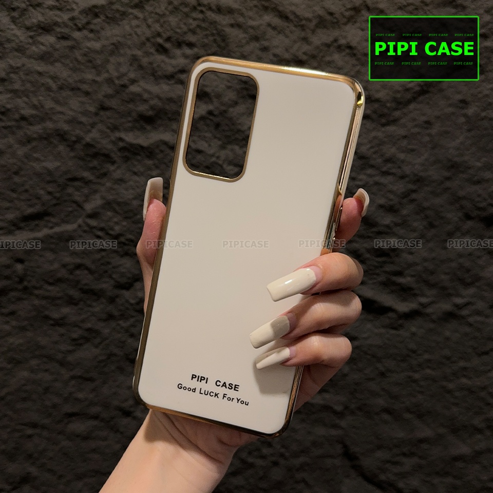 Ốp Lưng Oppo A54 - Royal - Trắng