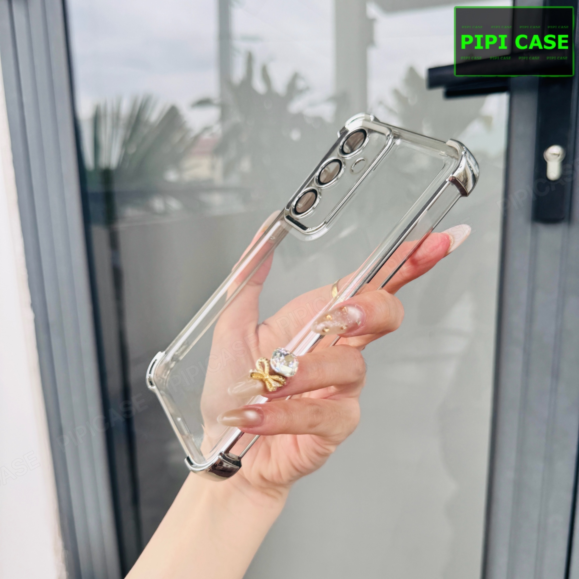 Ốp Lưng Samsung A35 - Gu - Bạc