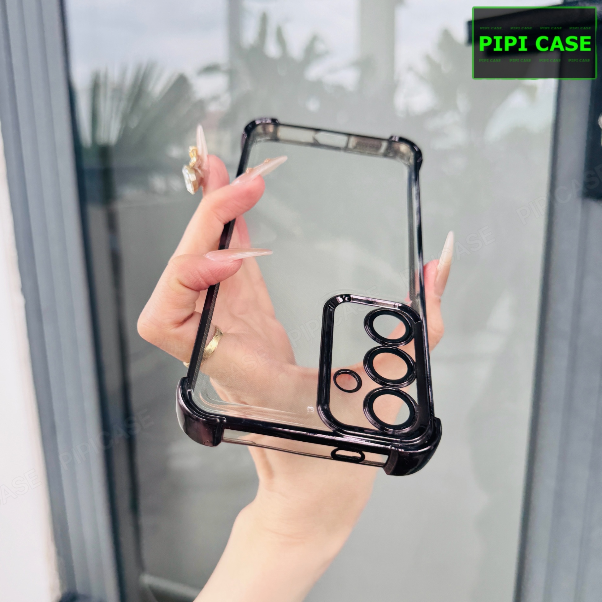 Ốp Lưng Samsung A35 - Gu - Đen