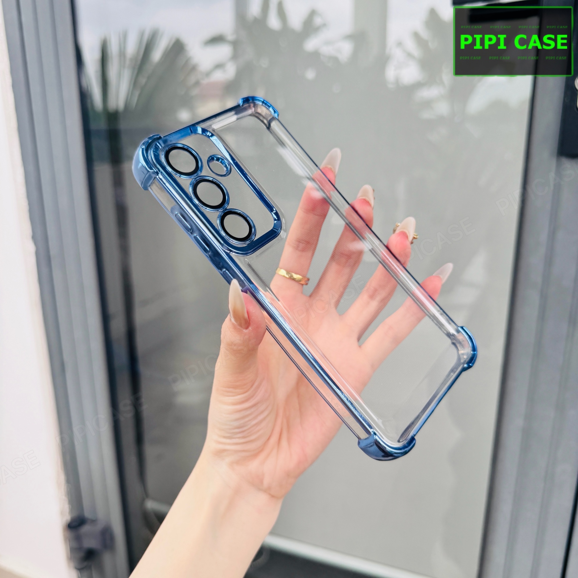 Ốp Lưng Samsung A35 - Gu - Xanh Nhạt