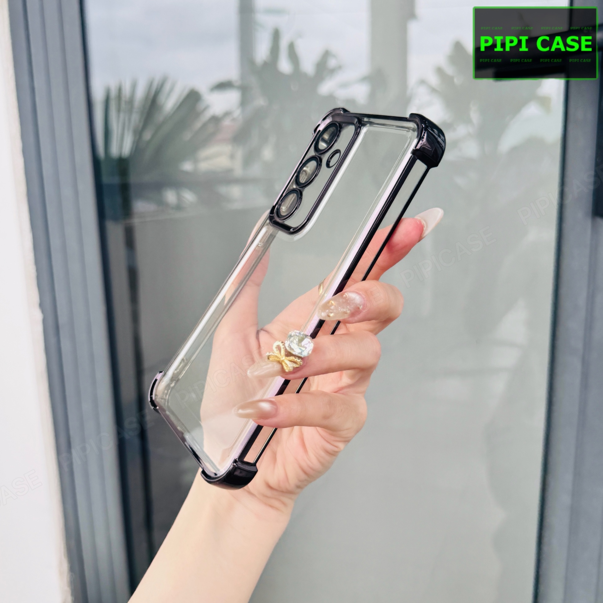 Ốp Lưng Samsung A35 - Gu - Đen