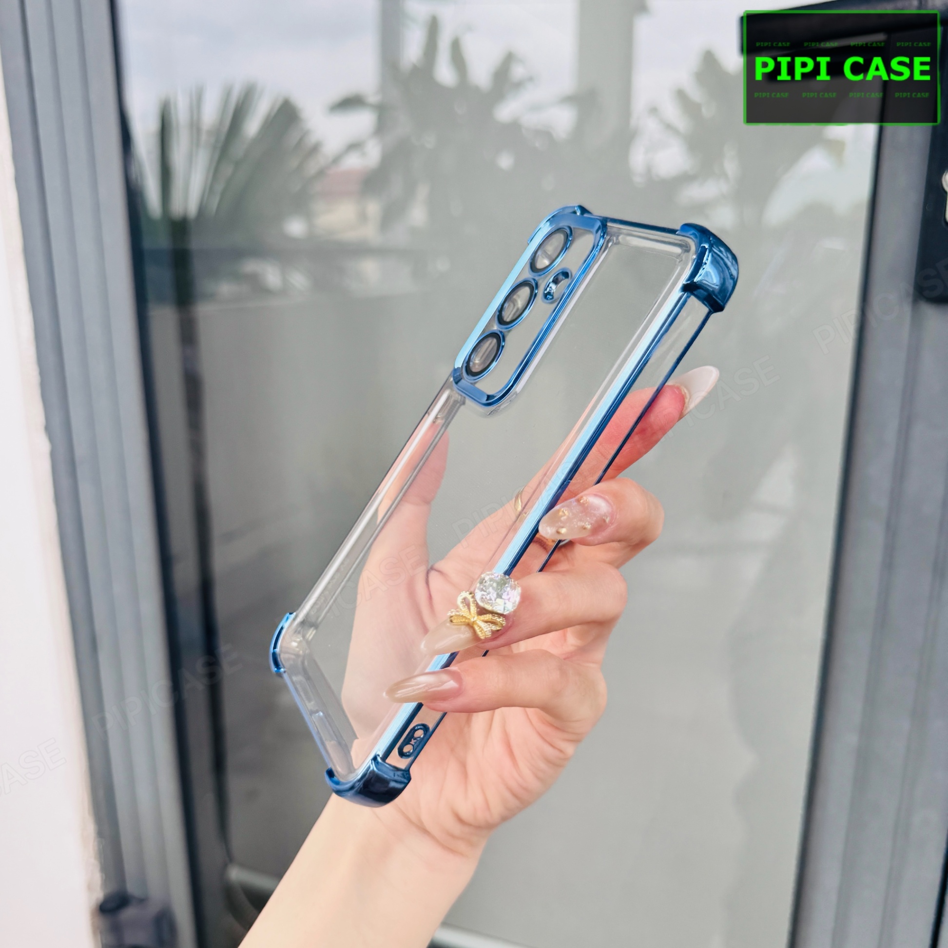 Ốp Lưng Samsung A35 - Gu - Xanh Nhạt