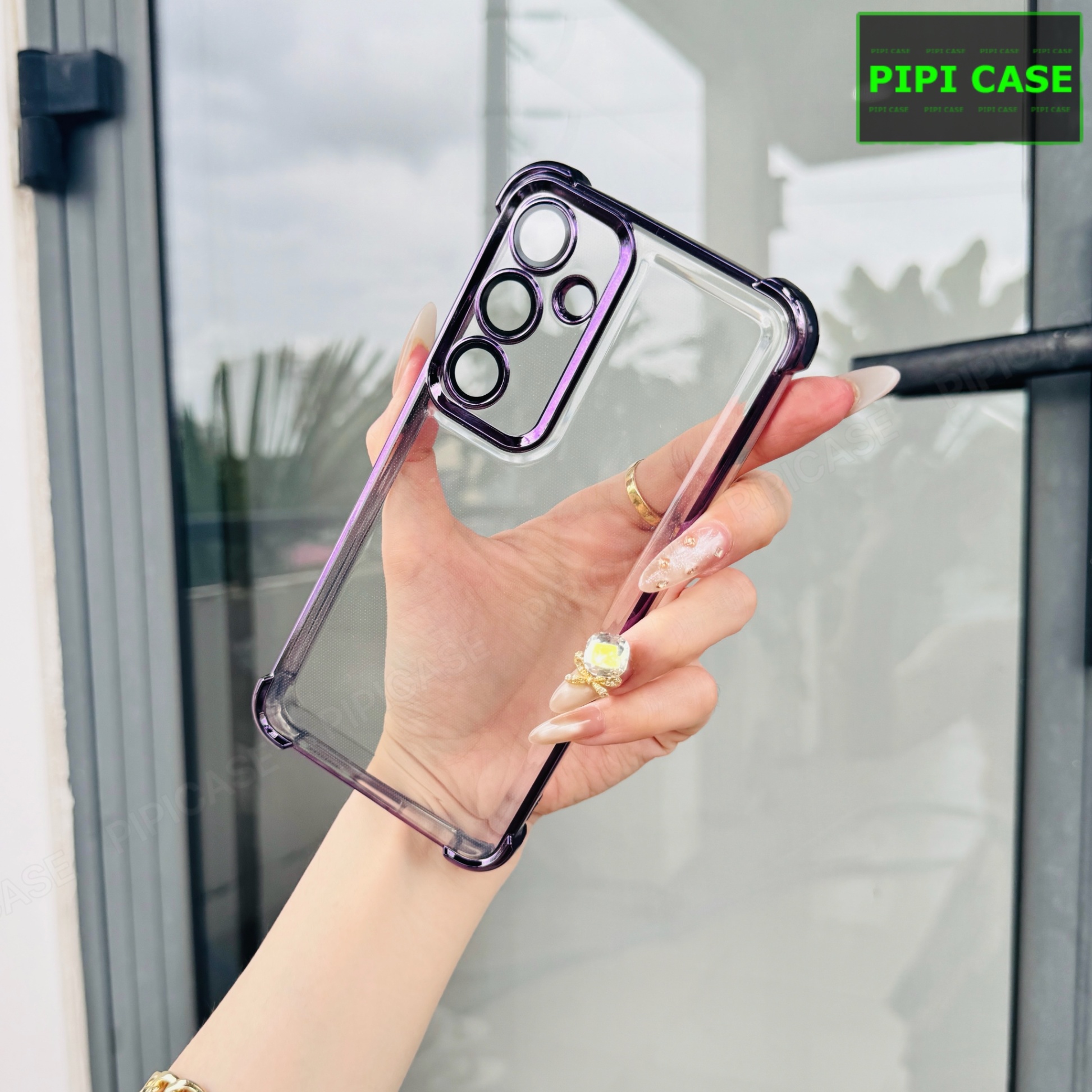 Ốp Lưng Samsung A35 - Gu - Tím