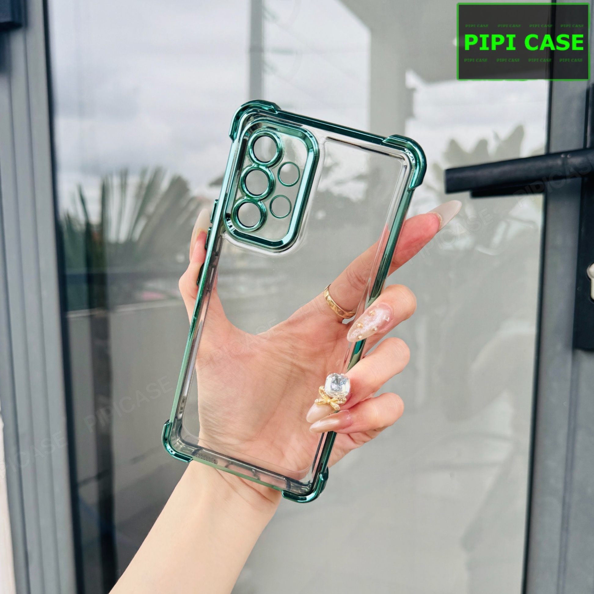 Ốp Lưng Samsung A73 - Gu - Xanh Lá