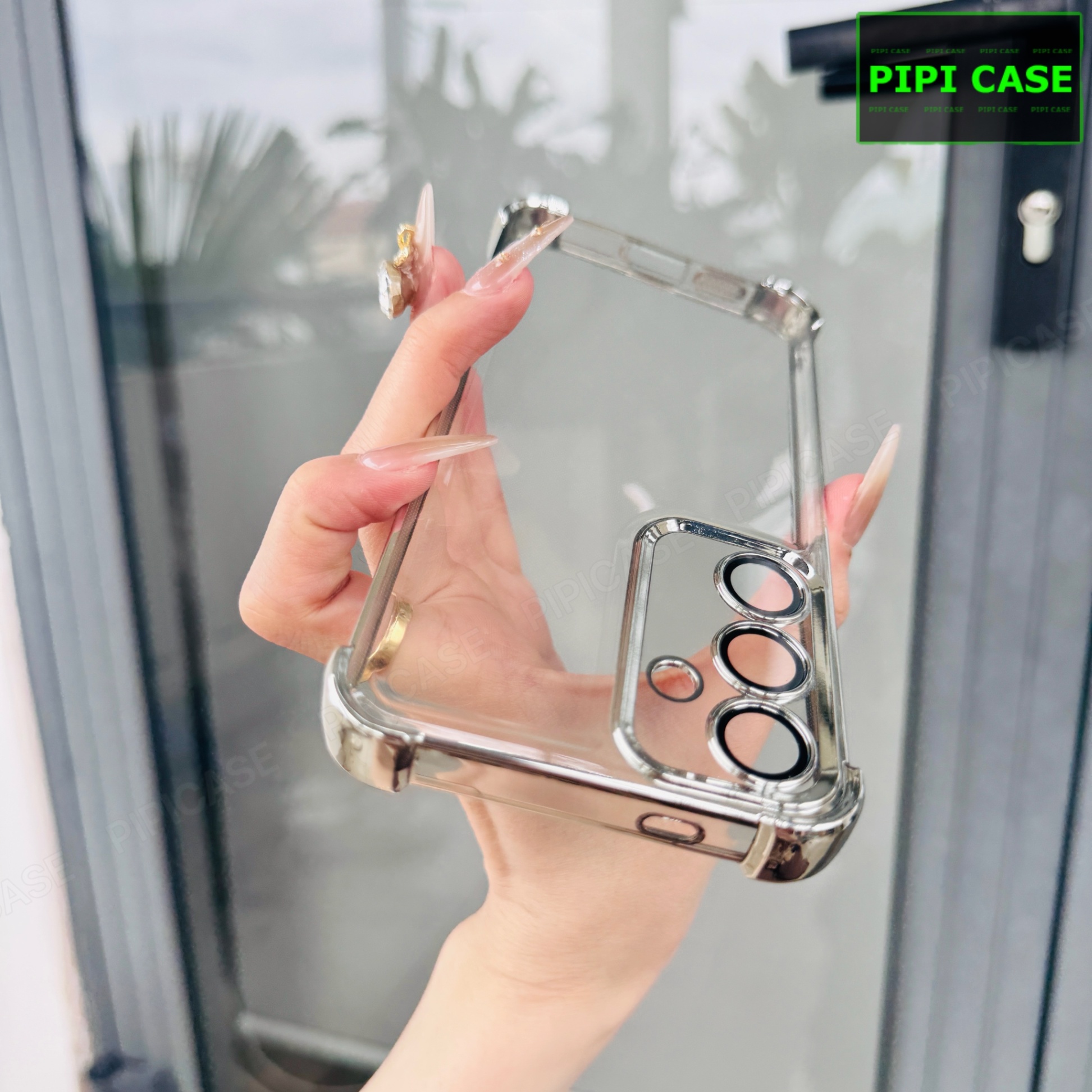 Ốp Lưng Samsung A35 - Gu - Bạc