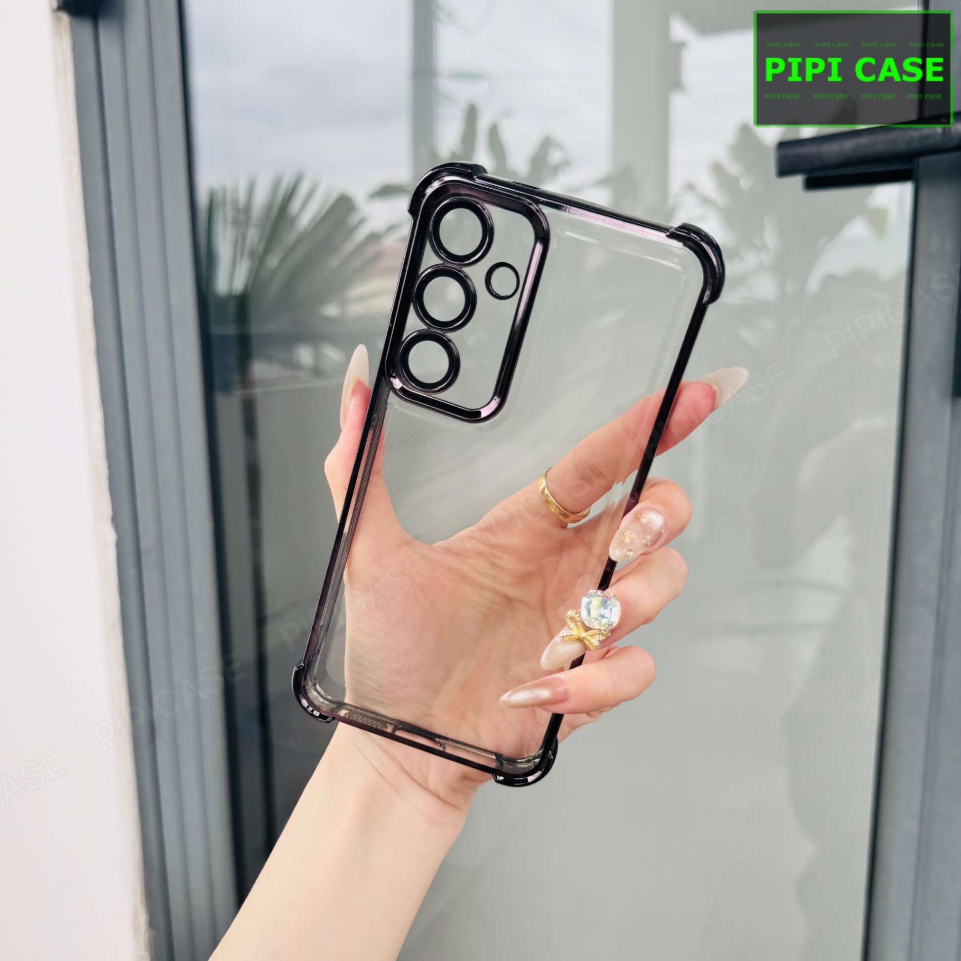 Ốp Lưng Samsung A35 - Gu - Đen