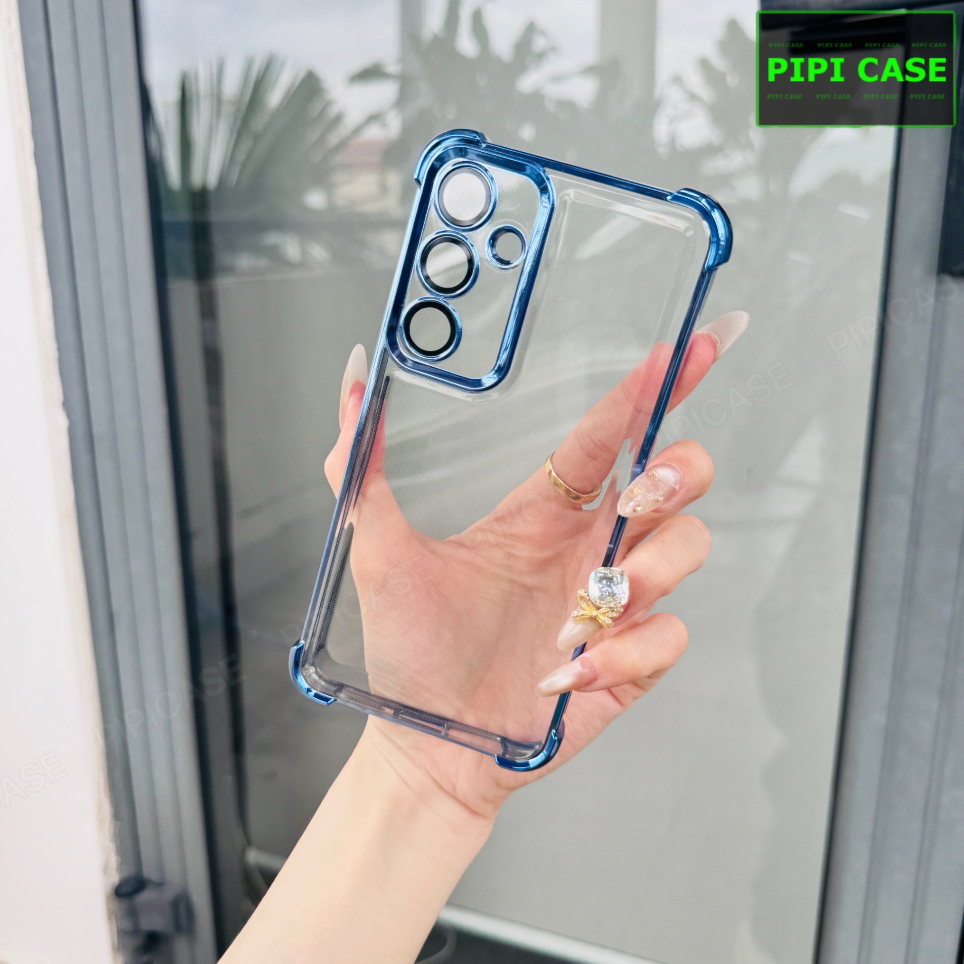 Ốp Lưng Samsung A35 - Gu - Xanh Nhạt