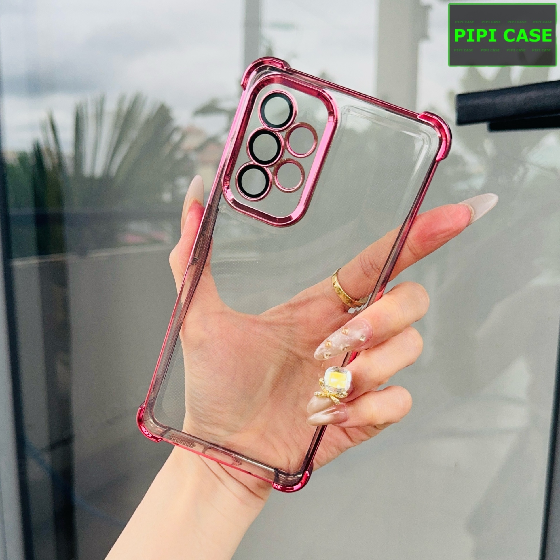 Ốp Lưng Samsung A73 - Gu - Hồng