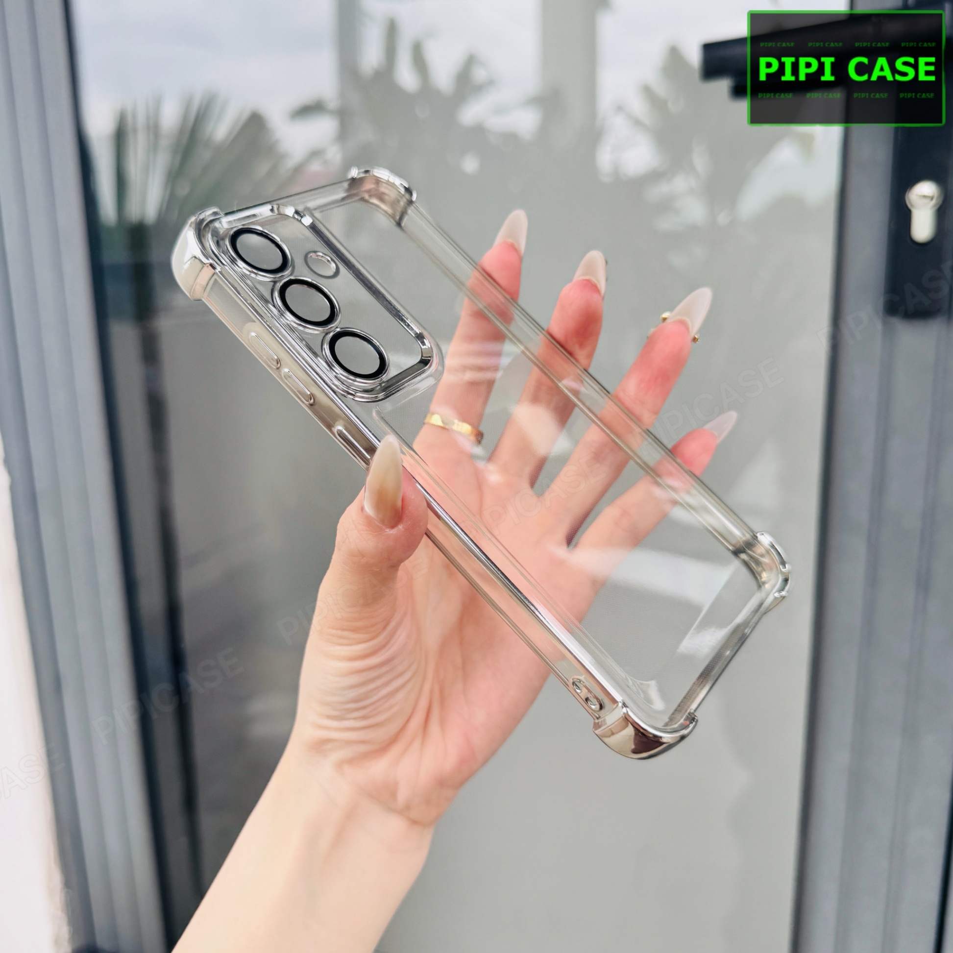 Ốp Lưng Samsung A35 - Gu - Bạc