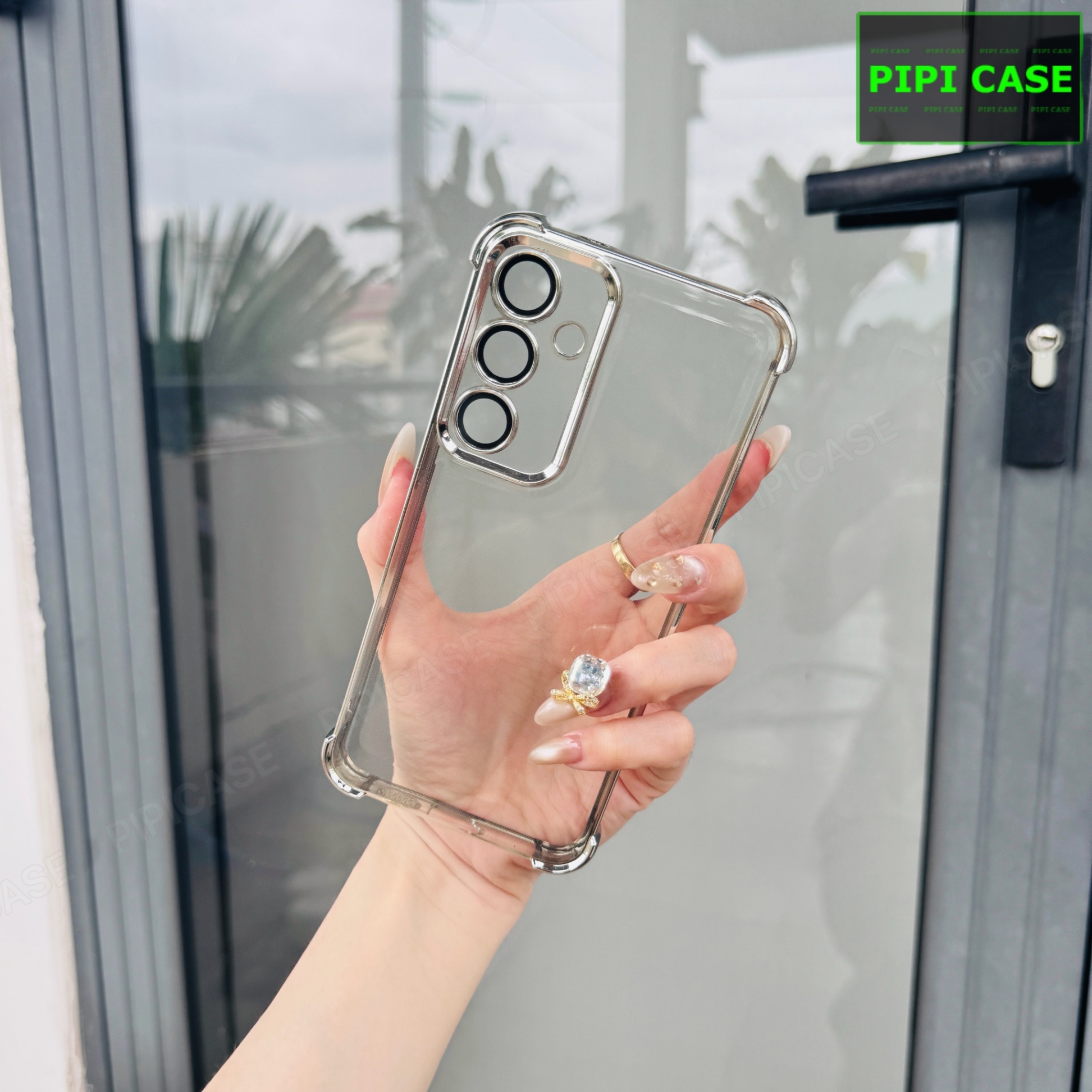 Ốp Lưng Samsung A35 - Gu - Bạc