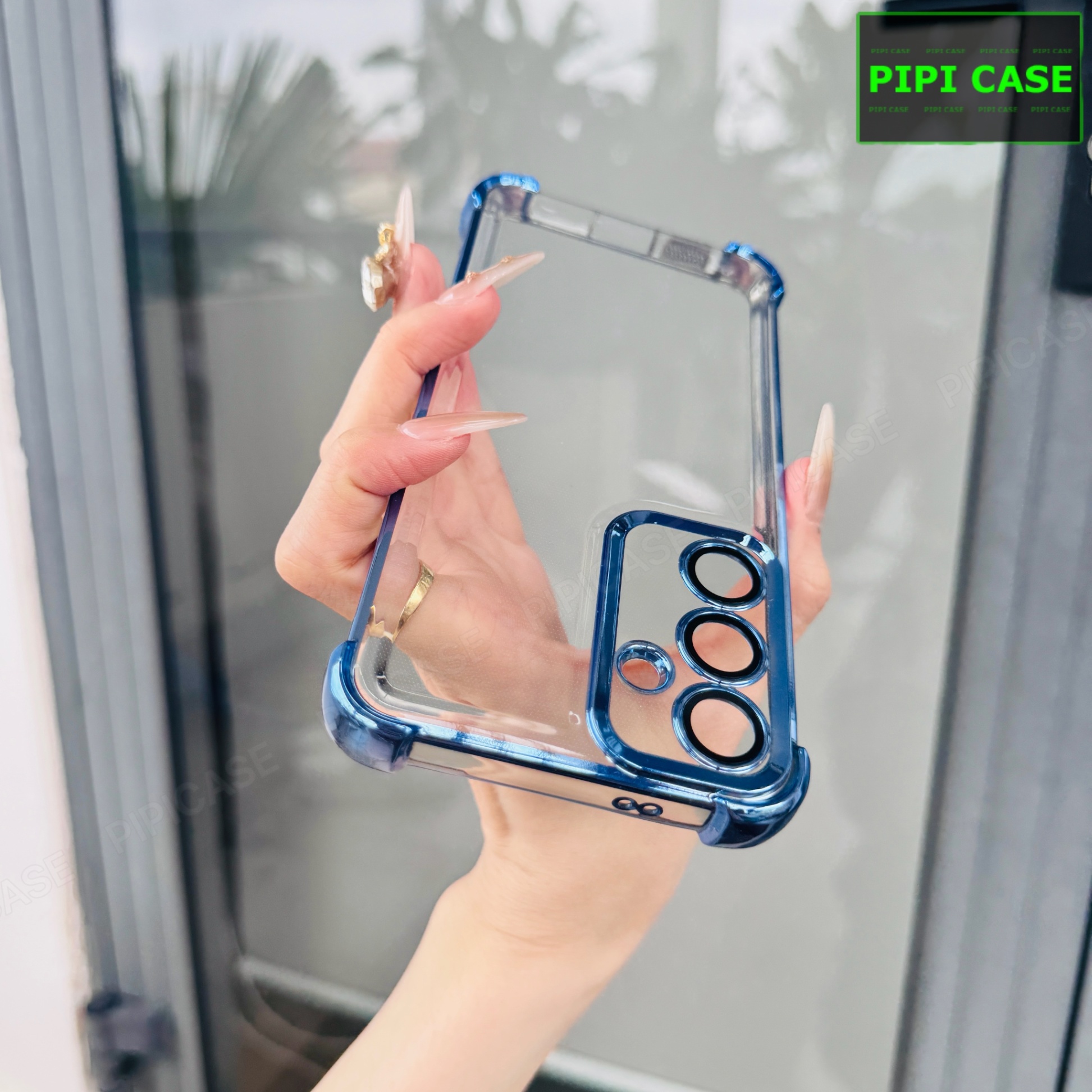 Ốp Lưng Samsung A35 - Gu - Xanh Nhạt