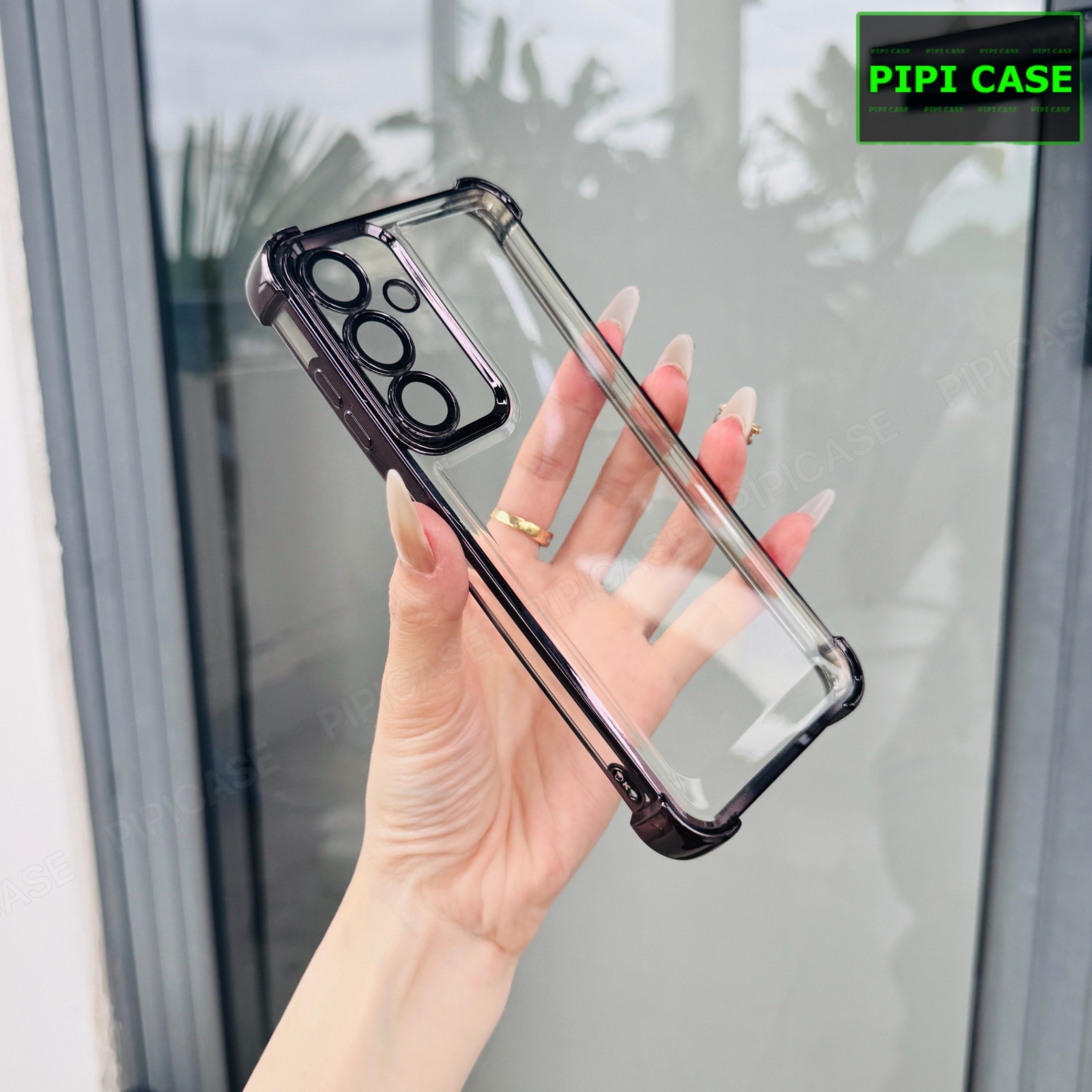 Ốp Lưng Samsung A35 - Gu - Đen