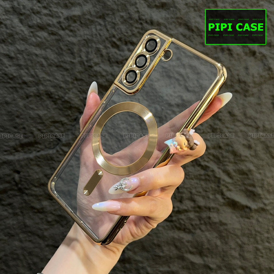 Ốp Lưng Samsung S22 5G - Ticker - Vàng