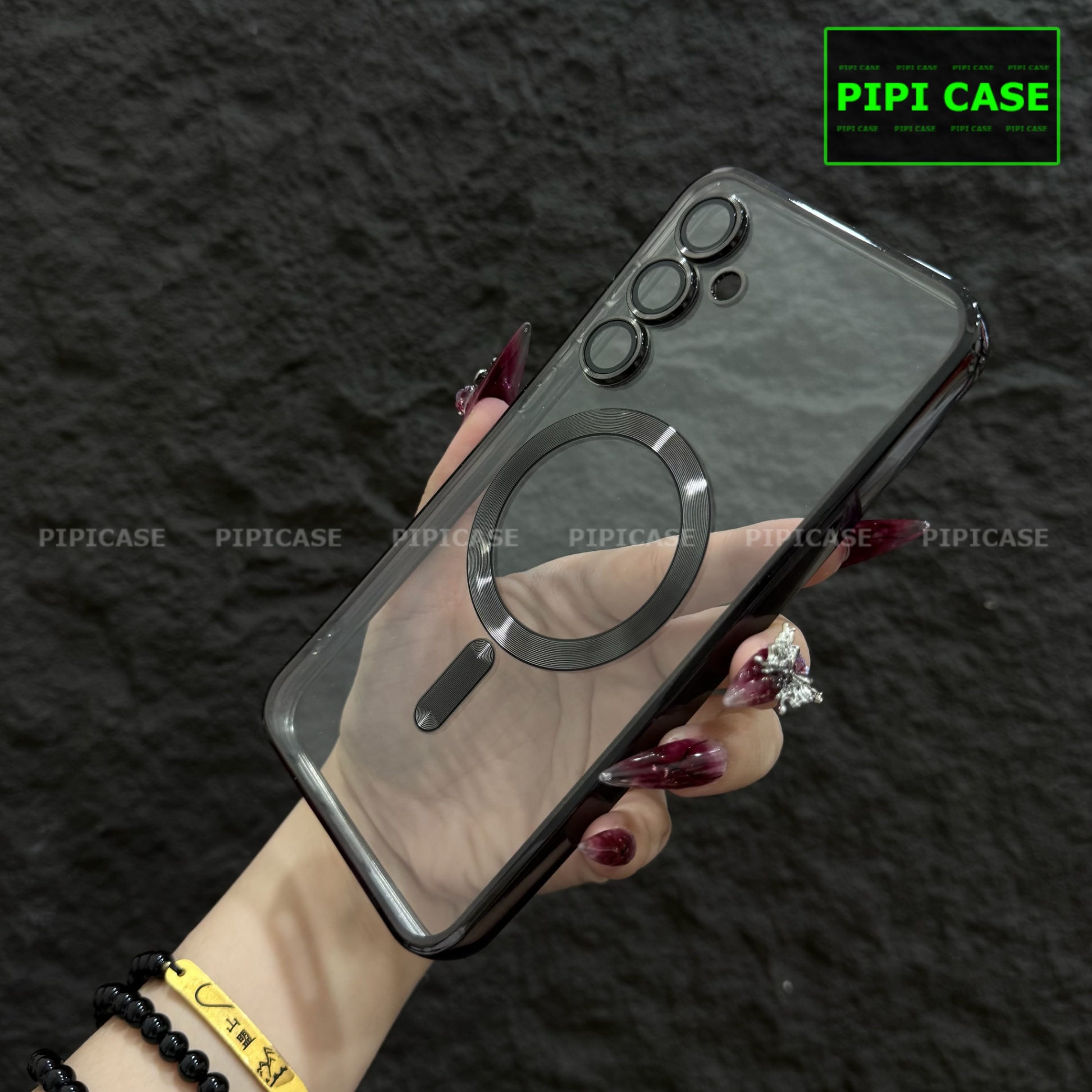 Ốp Lưng Samsung S23 FE 5G - Ticker - Đen