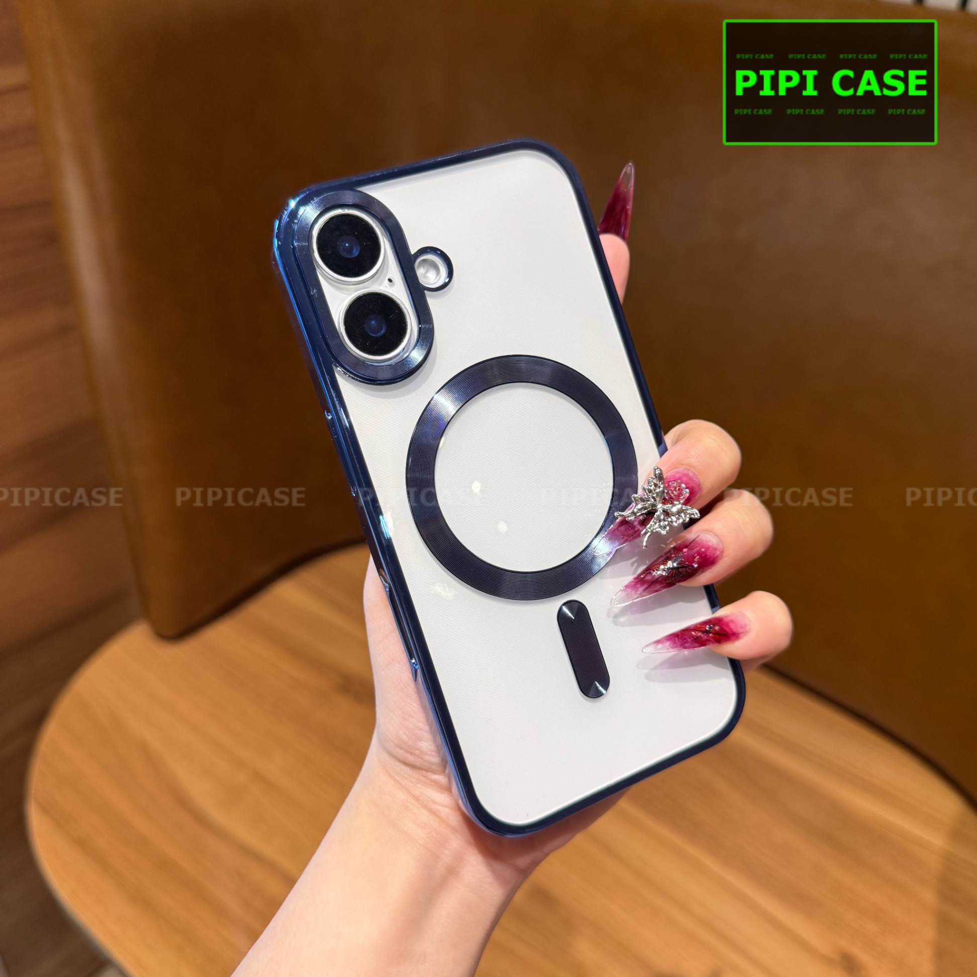 Ốp Lưng iPhone 16 Plus - Ticker - Xanh Dương