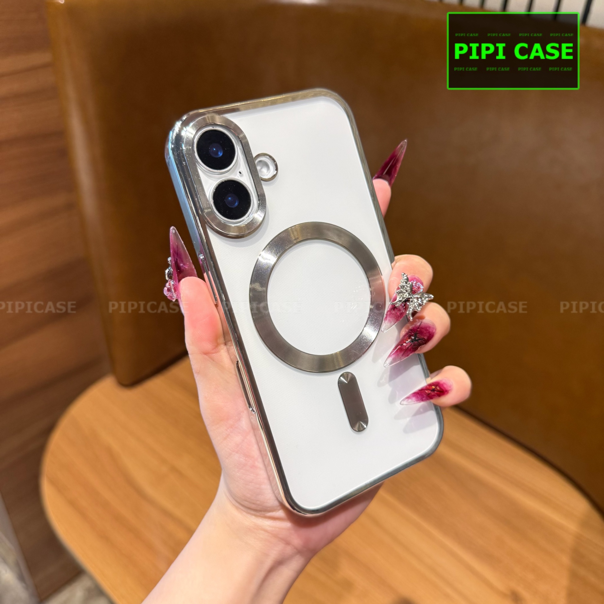 Ốp Lưng iPhone 16 Plus - Ticker - Bạc