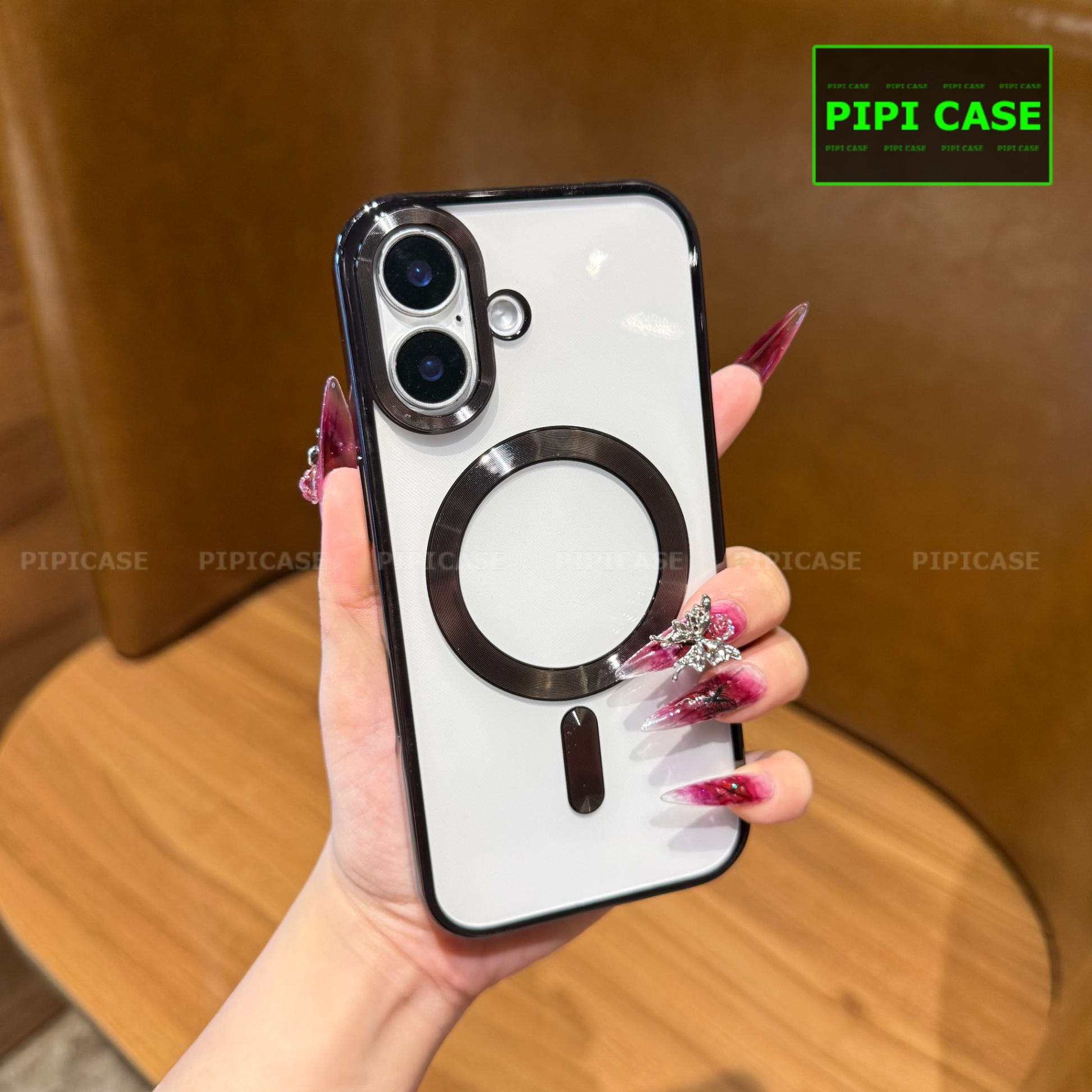 Ốp Lưng iPhone 16 Plus - Ticker - Đen