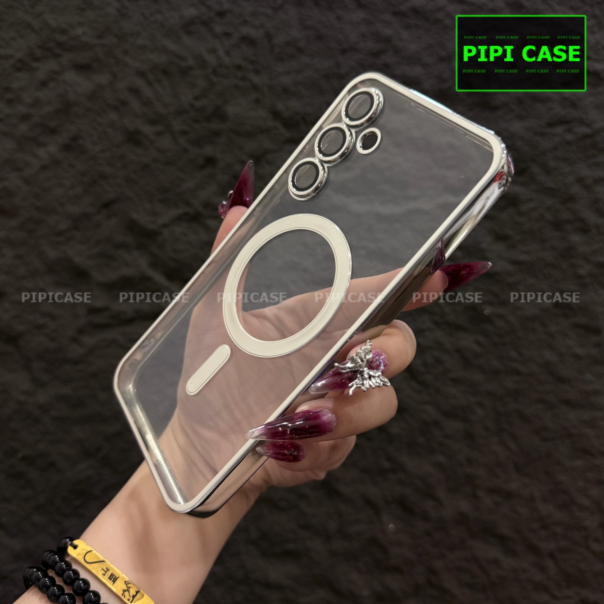 Ốp Lưng Samsung S23 FE 5G - Ticker - Bạc