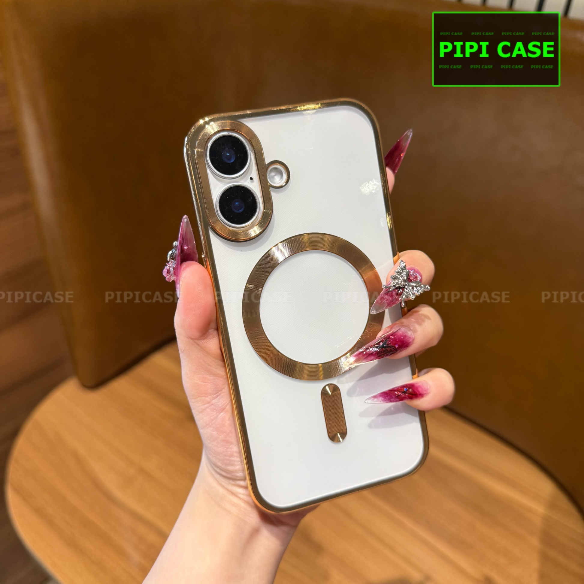 Ốp Lưng iPhone 16 Plus - Ticker - Vàng