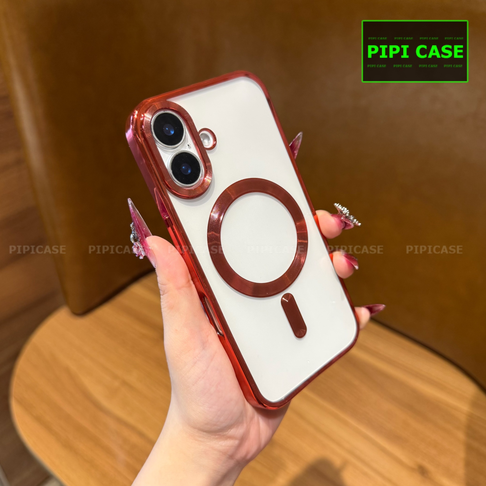 Ốp Lưng iPhone 16 Plus - Ticker - Đỏ