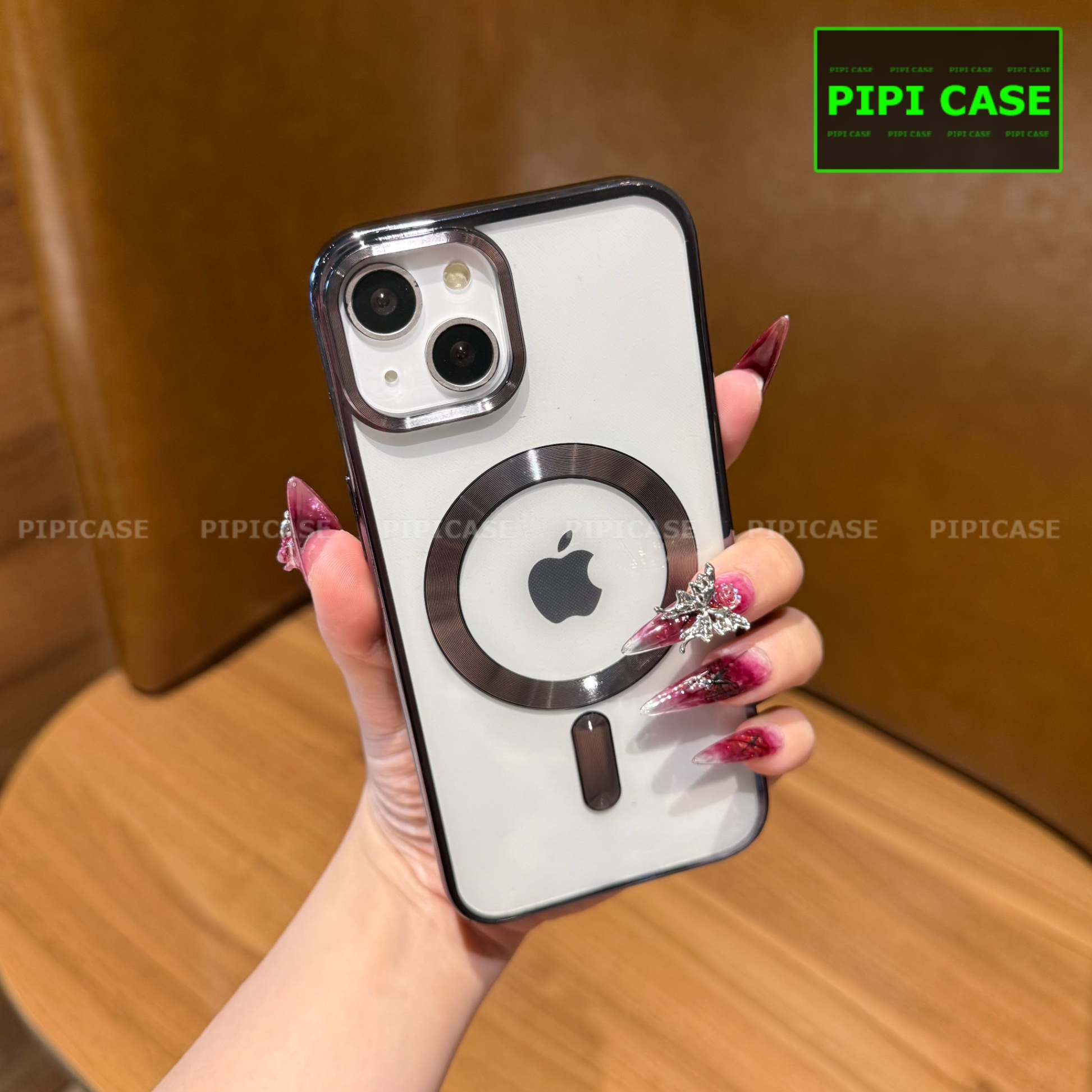 Ốp Lưng iPhone 14 Plus - Ticker - Đen